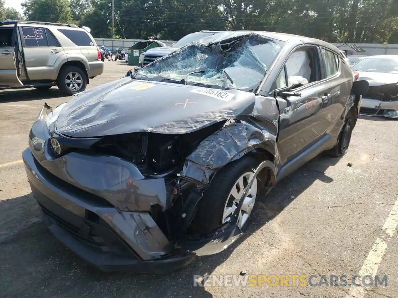 2 Photograph of a damaged car NMTKHMBX6KR068983 TOYOTA C-HR 2019