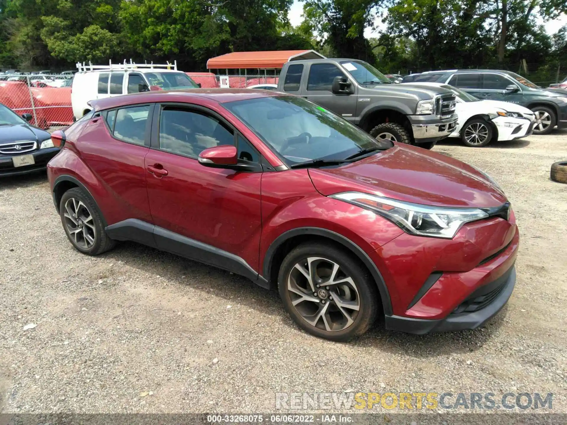 1 Photograph of a damaged car NMTKHMBX6KR069468 TOYOTA C-HR 2019