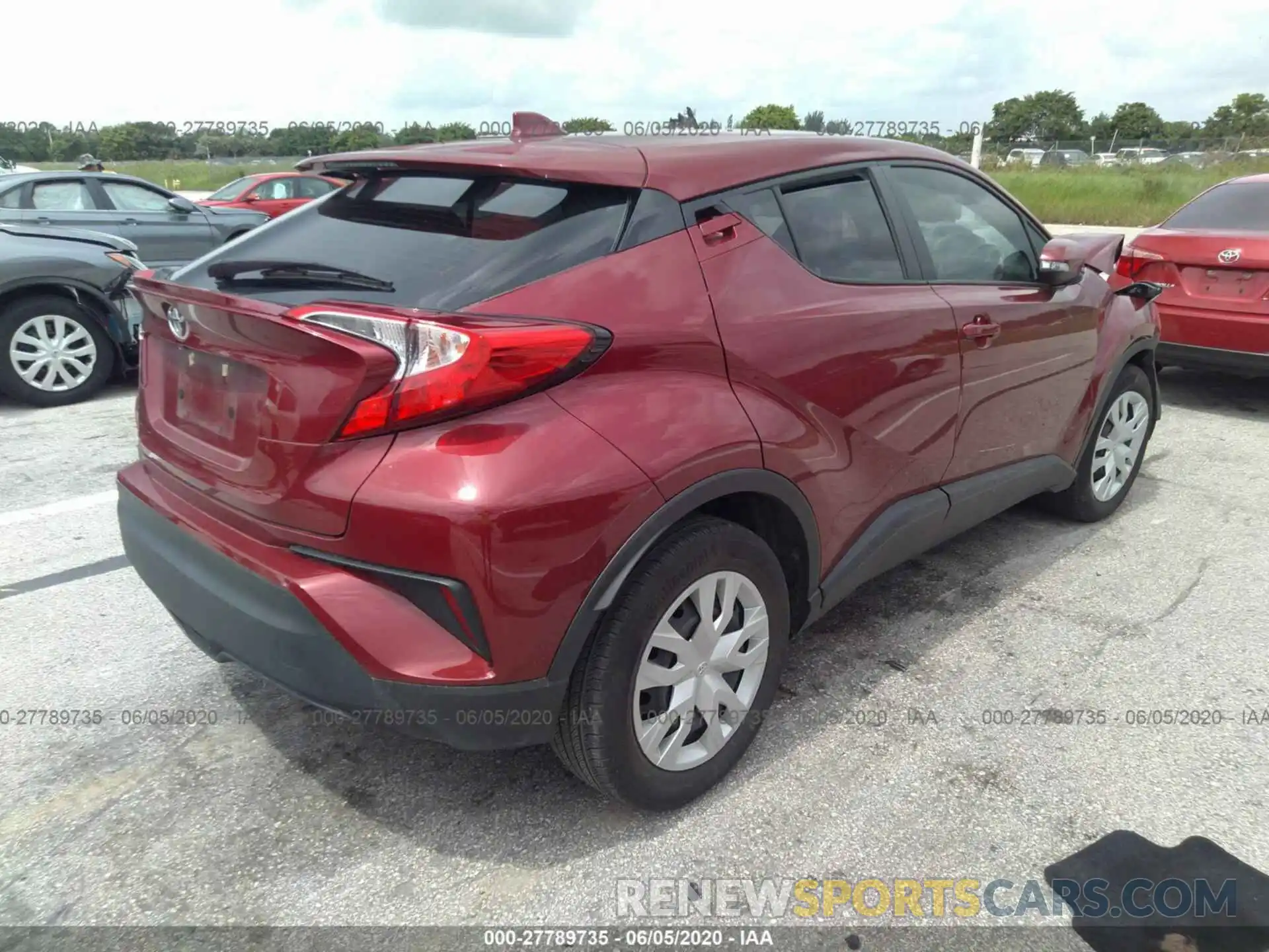 4 Photograph of a damaged car NMTKHMBX6KR069566 TOYOTA C-HR 2019