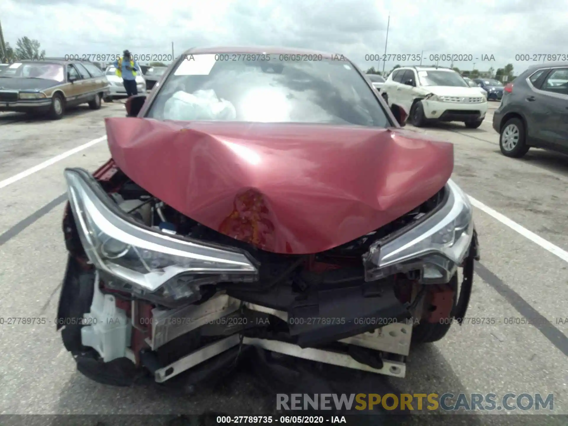 6 Фотография поврежденного автомобиля NMTKHMBX6KR069566 TOYOTA C-HR 2019