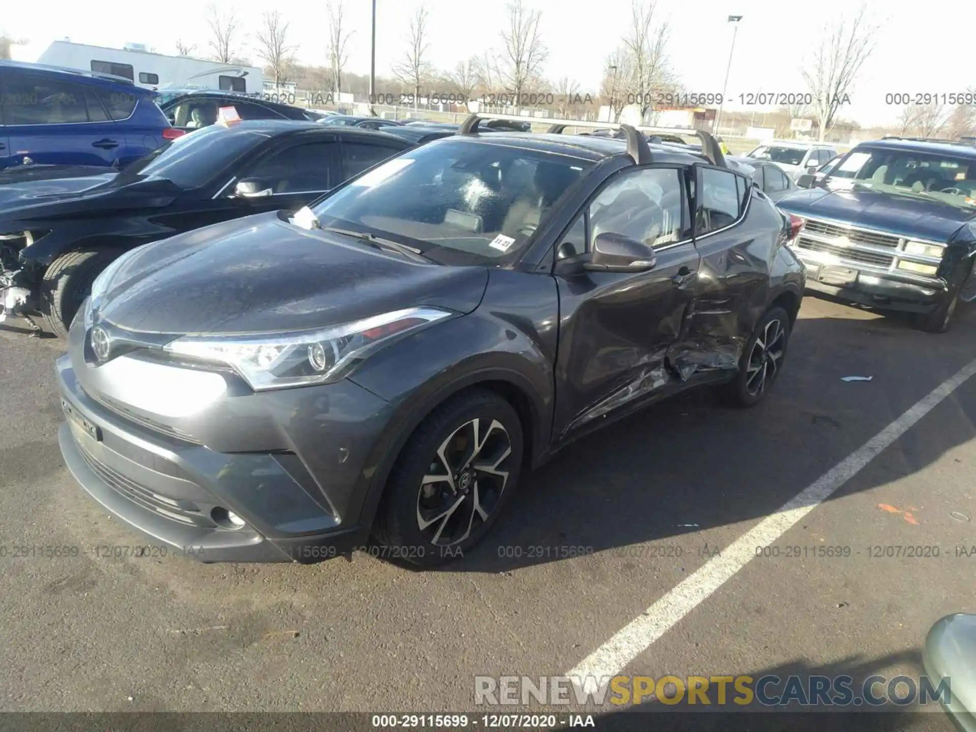 2 Фотография поврежденного автомобиля NMTKHMBX6KR069714 TOYOTA C-HR 2019