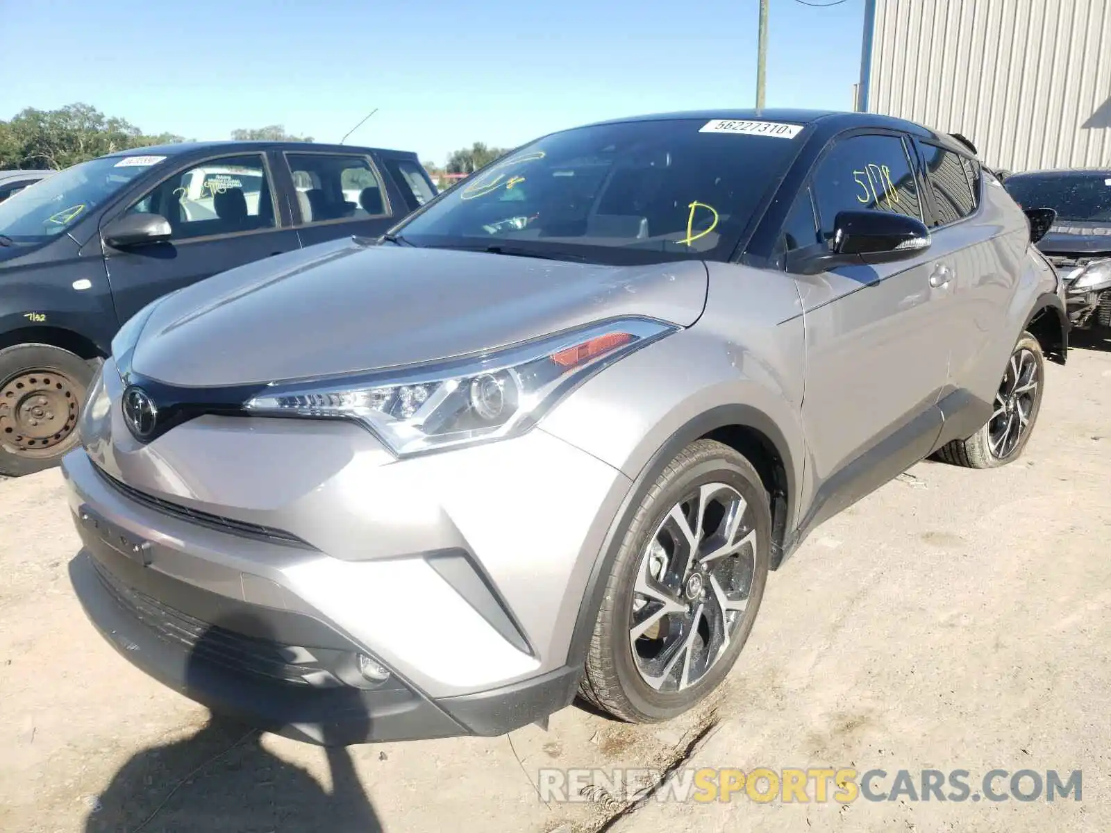 2 Photograph of a damaged car NMTKHMBX6KR073794 TOYOTA C-HR 2019