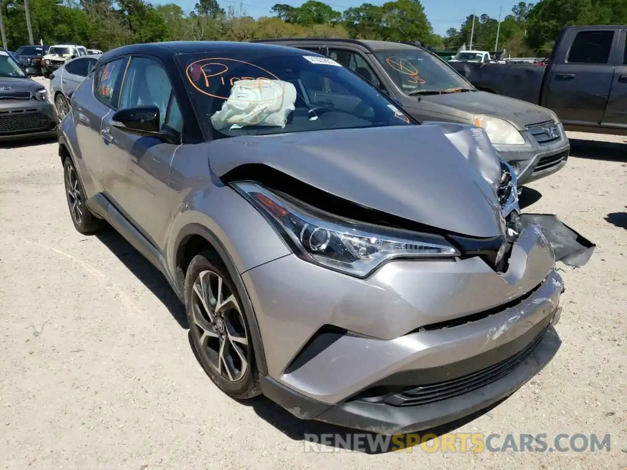 1 Photograph of a damaged car NMTKHMBX6KR074279 TOYOTA C-HR 2019