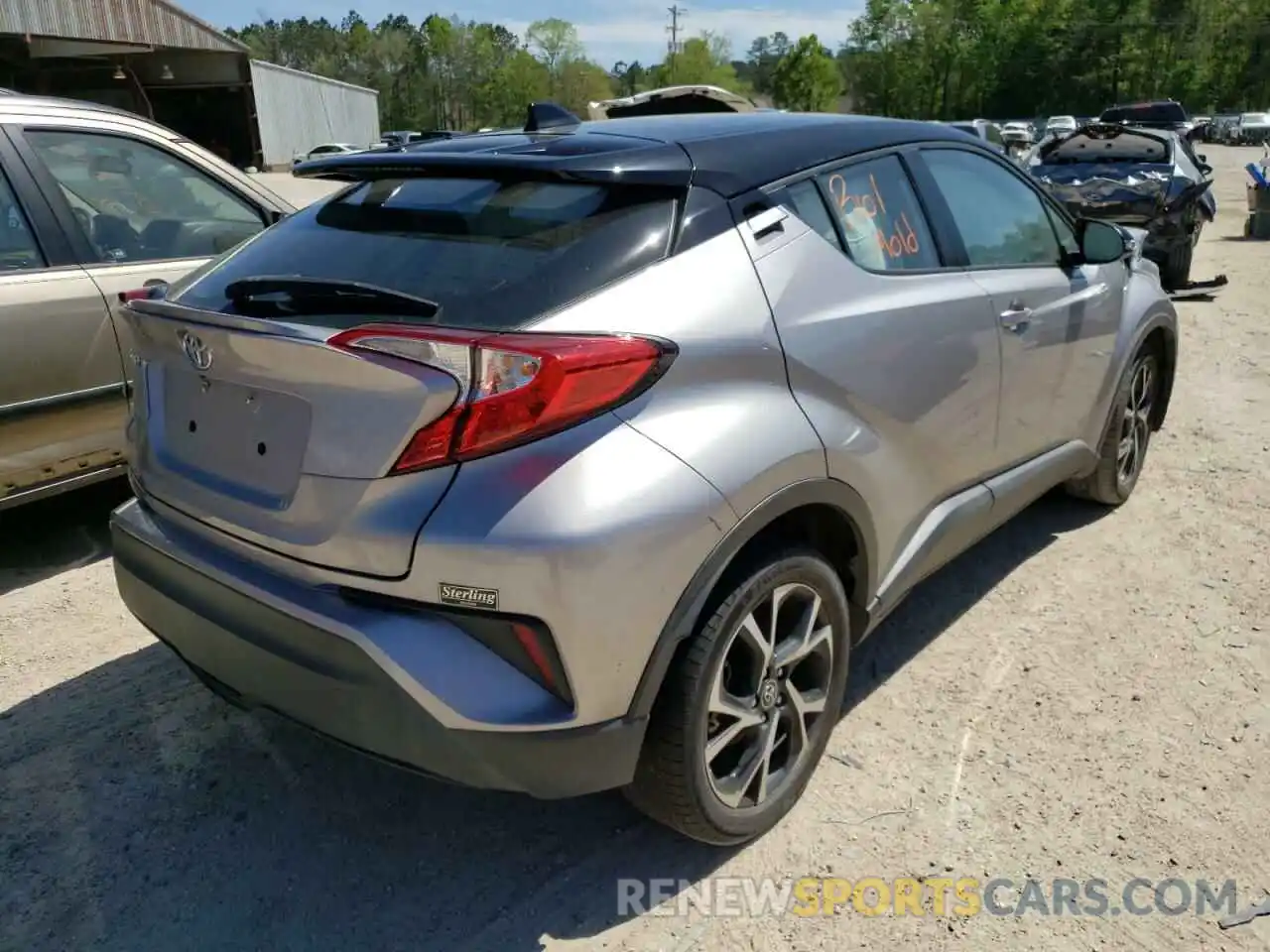 4 Photograph of a damaged car NMTKHMBX6KR074279 TOYOTA C-HR 2019