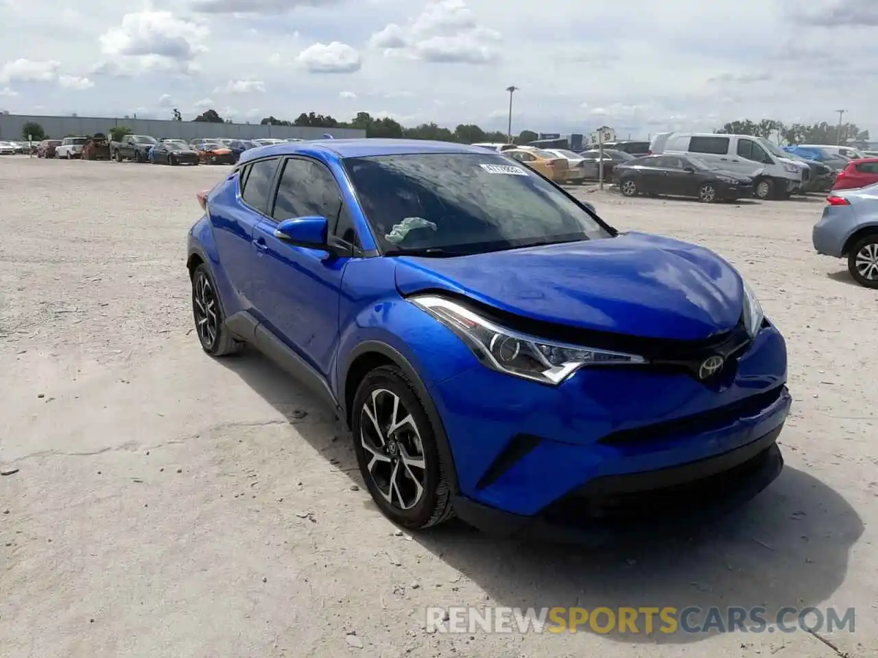 1 Photograph of a damaged car NMTKHMBX6KR075111 TOYOTA C-HR 2019