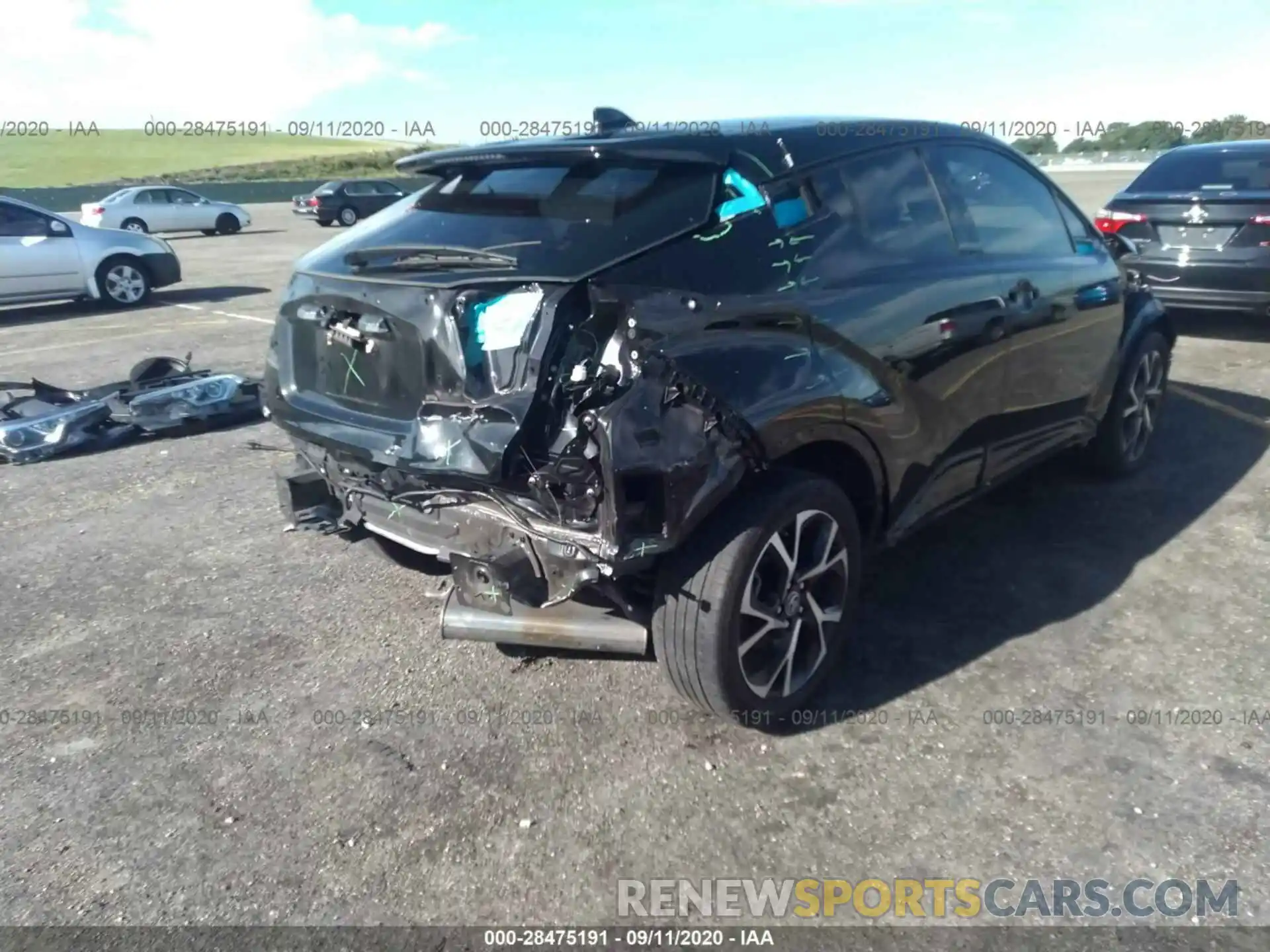 6 Photograph of a damaged car NMTKHMBX6KR075593 TOYOTA C-HR 2019