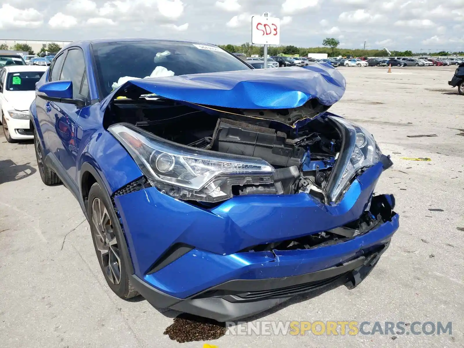 1 Фотография поврежденного автомобиля NMTKHMBX6KR075724 TOYOTA C-HR 2019