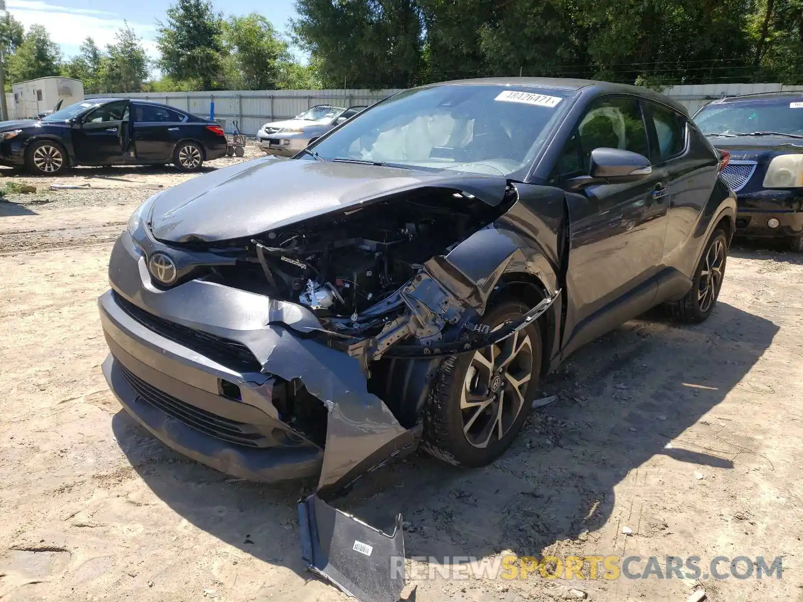 2 Photograph of a damaged car NMTKHMBX6KR076162 TOYOTA C-HR 2019