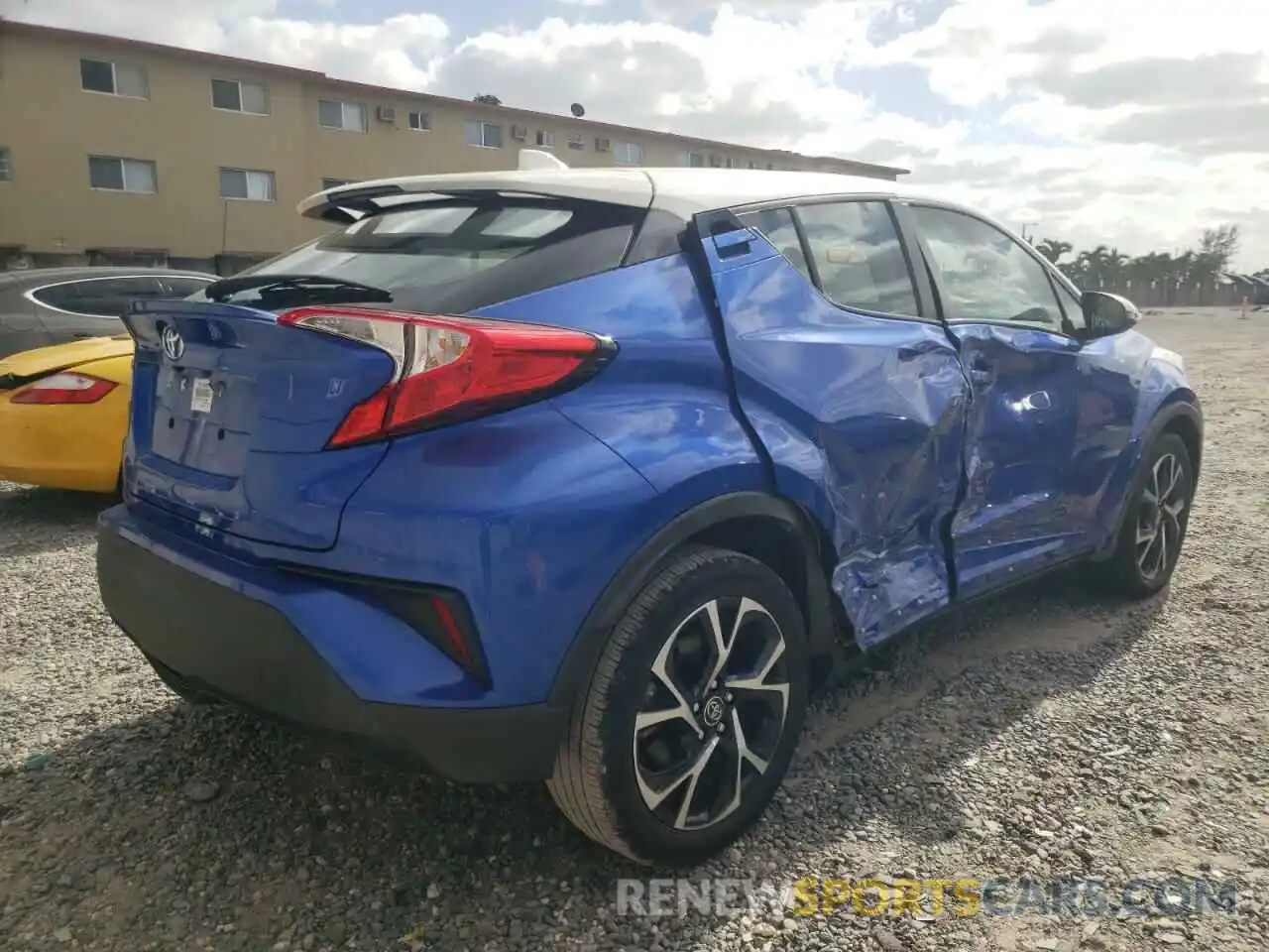 4 Фотография поврежденного автомобиля NMTKHMBX6KR077361 TOYOTA C-HR 2019