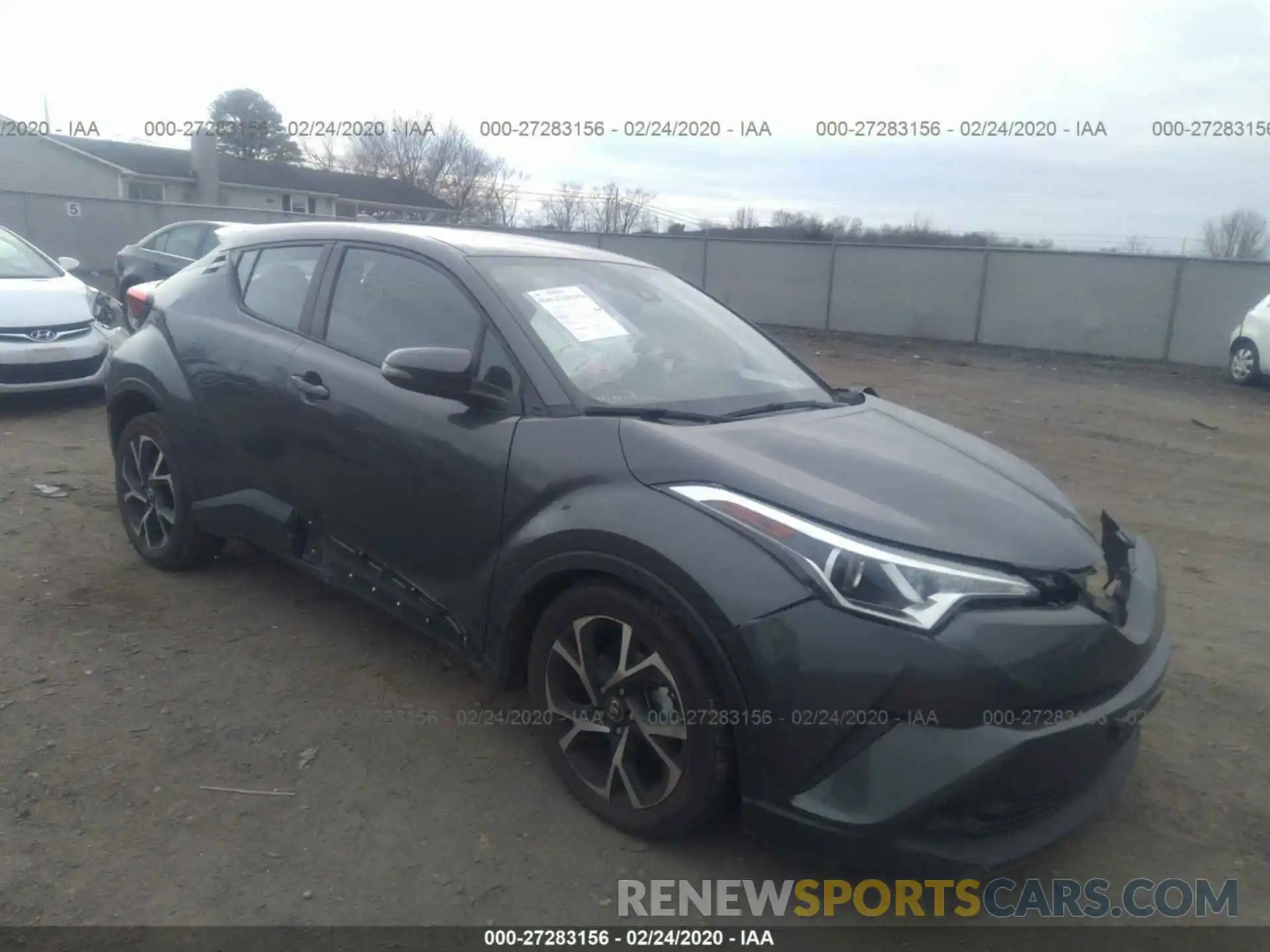 1 Photograph of a damaged car NMTKHMBX6KR077666 TOYOTA C-HR 2019