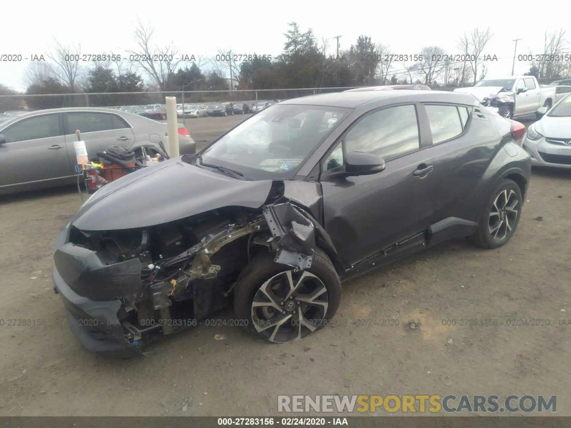 2 Photograph of a damaged car NMTKHMBX6KR077666 TOYOTA C-HR 2019