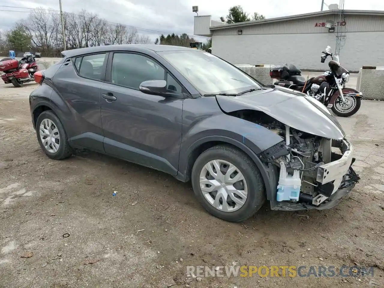 4 Photograph of a damaged car NMTKHMBX6KR078848 TOYOTA C-HR 2019