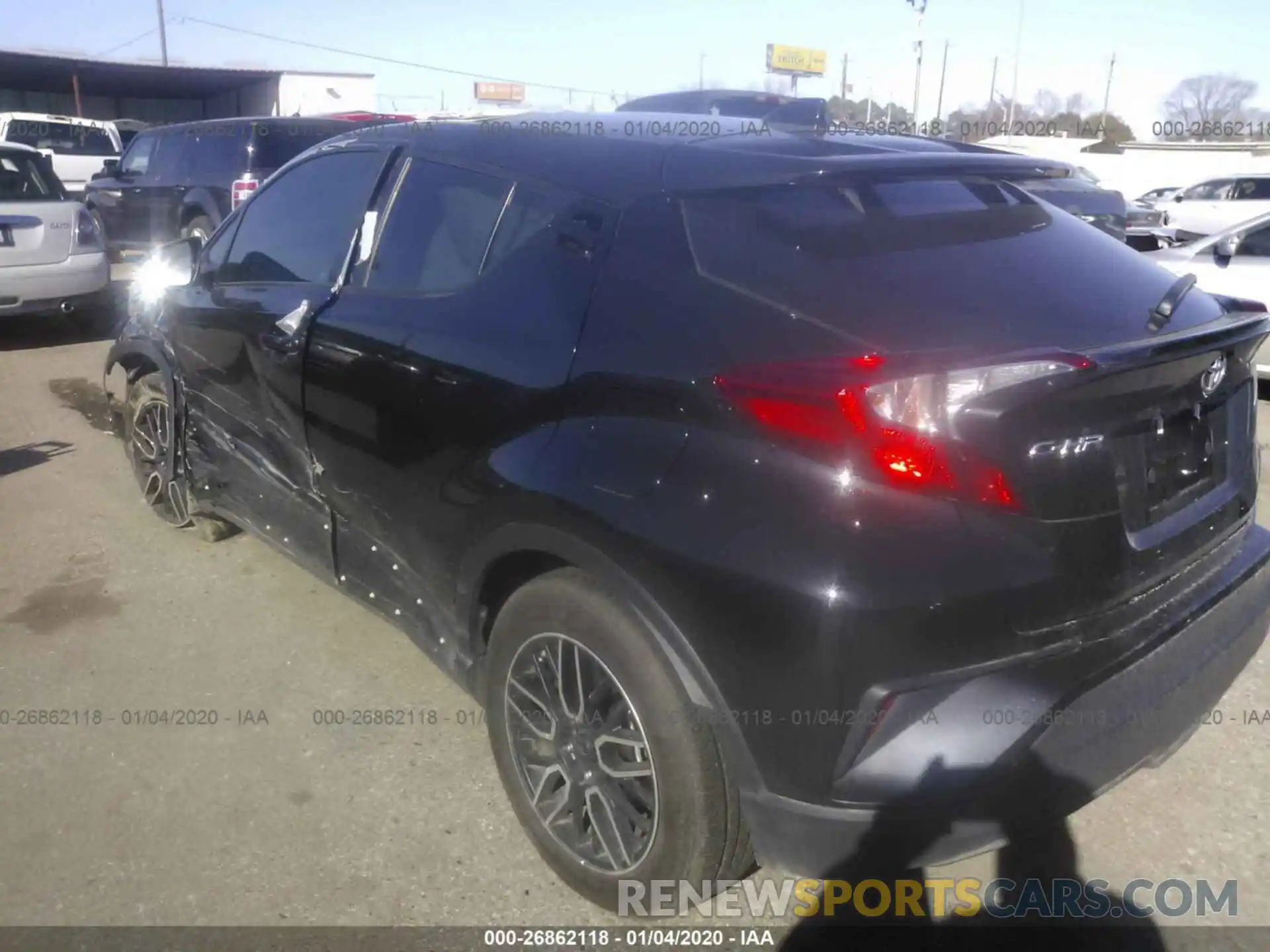 3 Photograph of a damaged car NMTKHMBX6KR079398 TOYOTA C-HR 2019