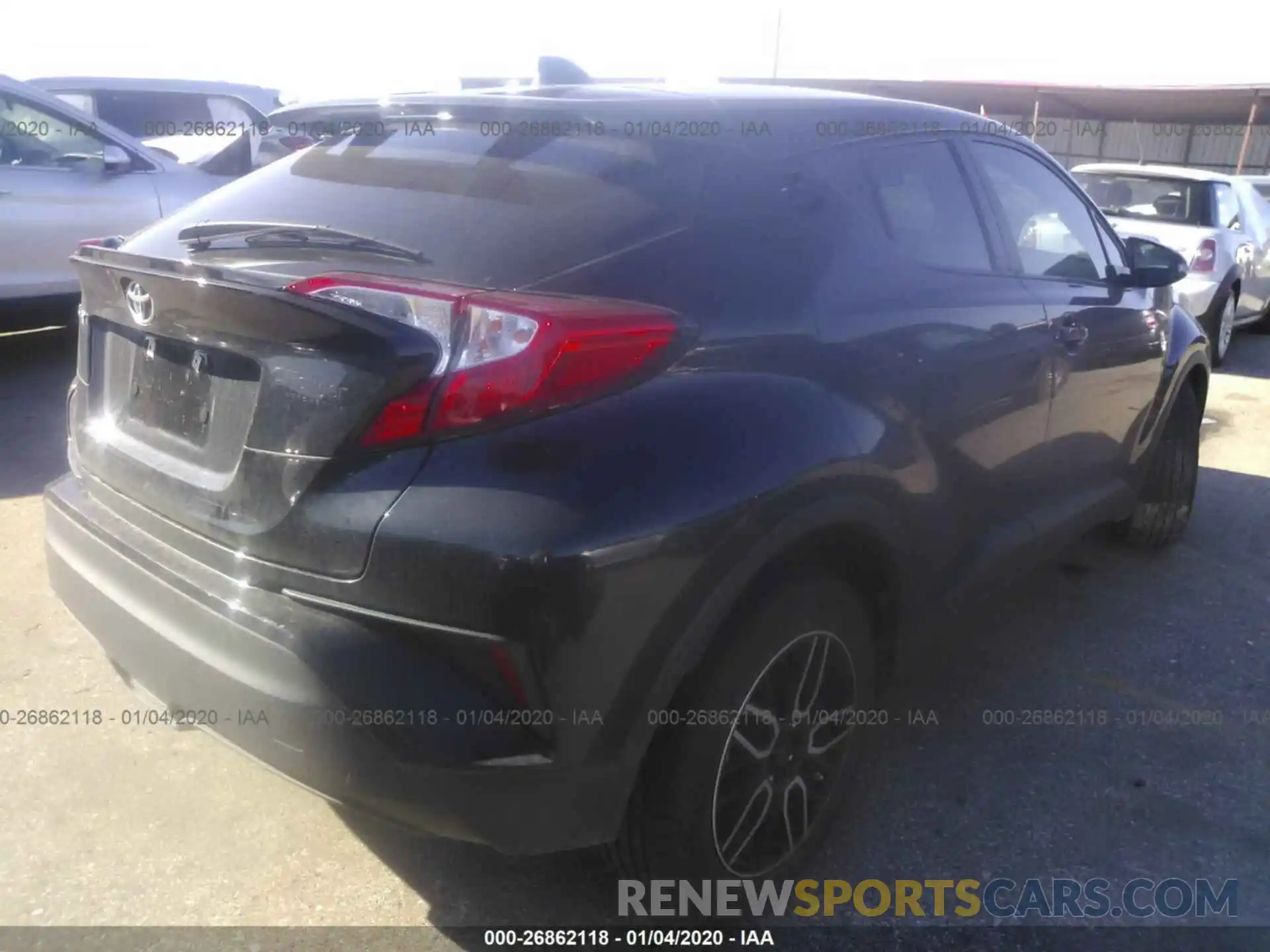 4 Photograph of a damaged car NMTKHMBX6KR079398 TOYOTA C-HR 2019