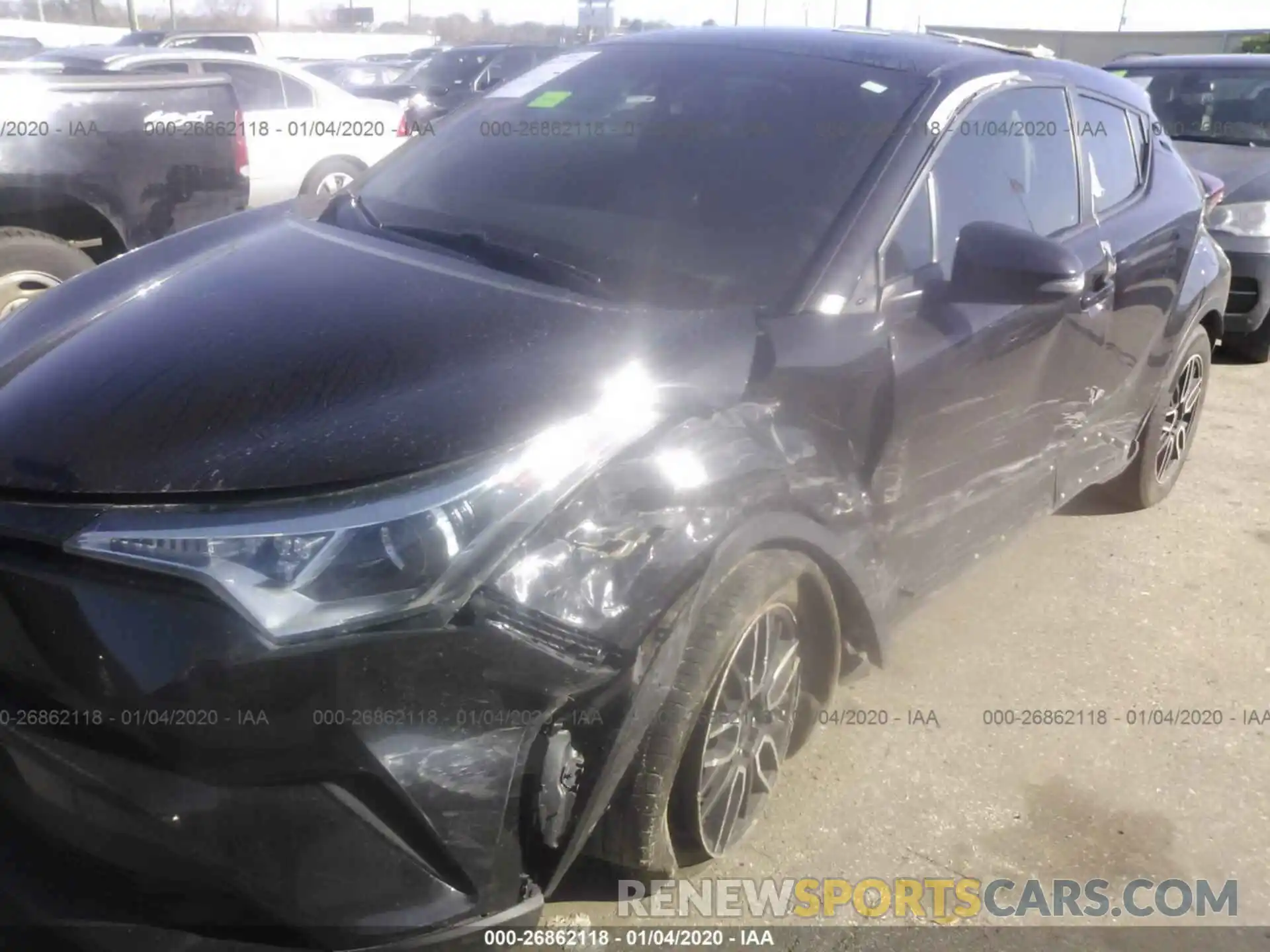 6 Photograph of a damaged car NMTKHMBX6KR079398 TOYOTA C-HR 2019