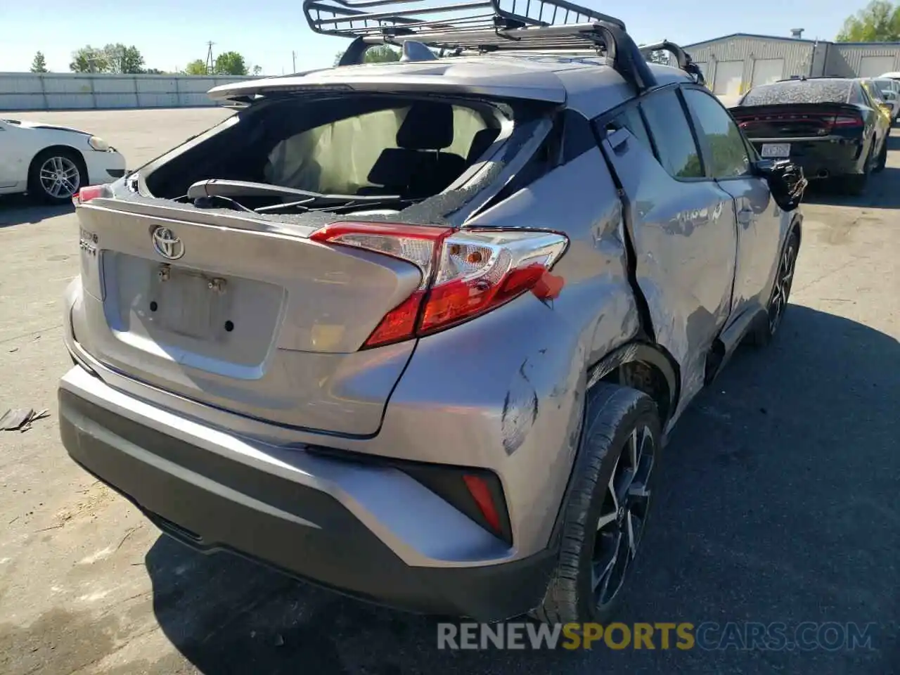 4 Photograph of a damaged car NMTKHMBX6KR079949 TOYOTA C-HR 2019