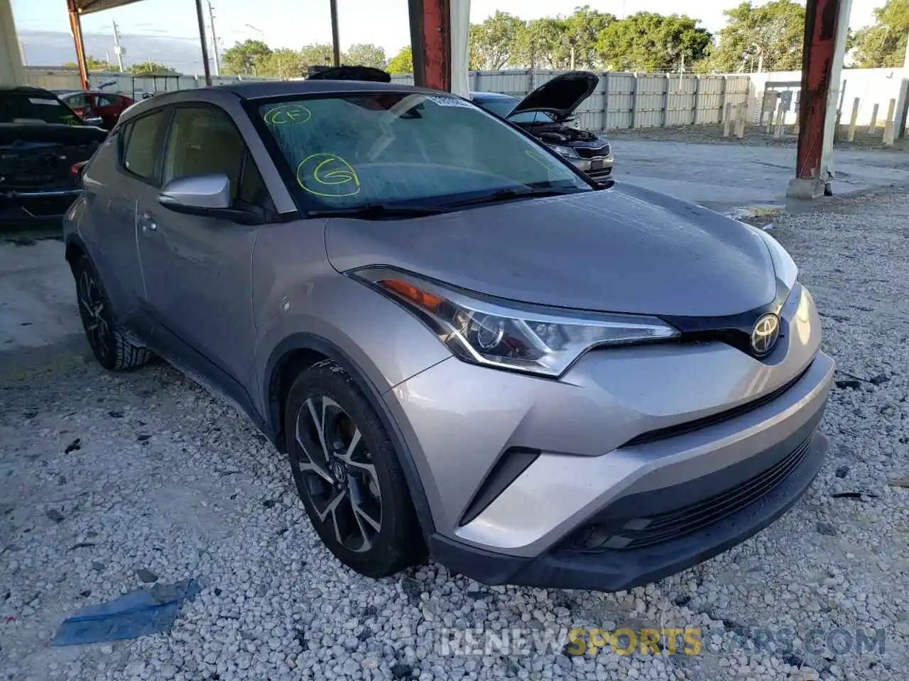 1 Photograph of a damaged car NMTKHMBX6KR080180 TOYOTA C-HR 2019