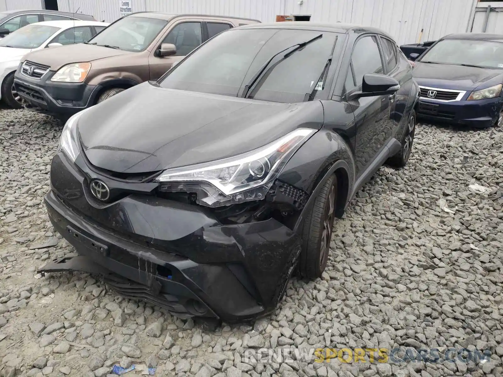 2 Фотография поврежденного автомобиля NMTKHMBX6KR080695 TOYOTA C-HR 2019