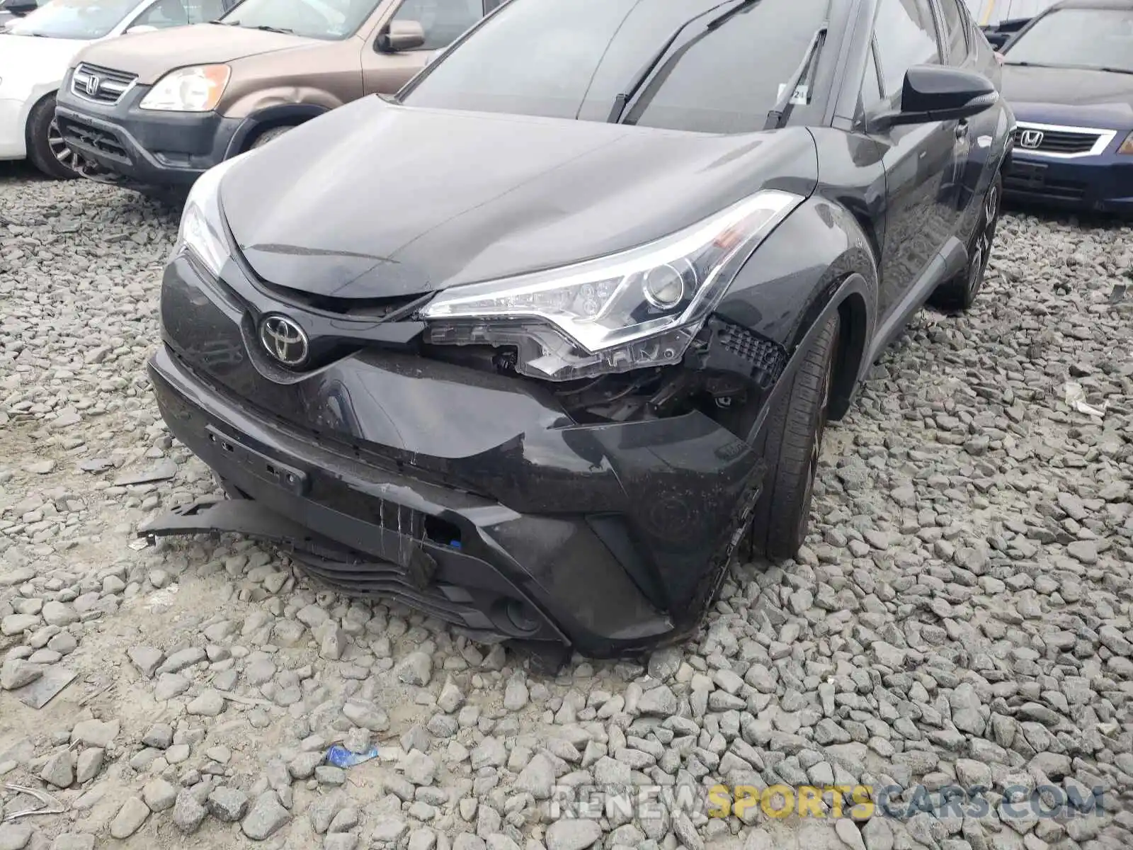 9 Фотография поврежденного автомобиля NMTKHMBX6KR080695 TOYOTA C-HR 2019