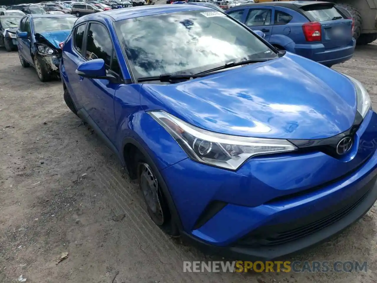 1 Фотография поврежденного автомобиля NMTKHMBX6KR080728 TOYOTA C-HR 2019