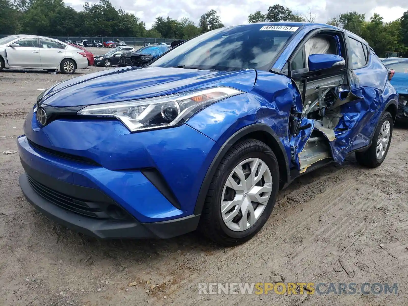 2 Photograph of a damaged car NMTKHMBX6KR080728 TOYOTA C-HR 2019