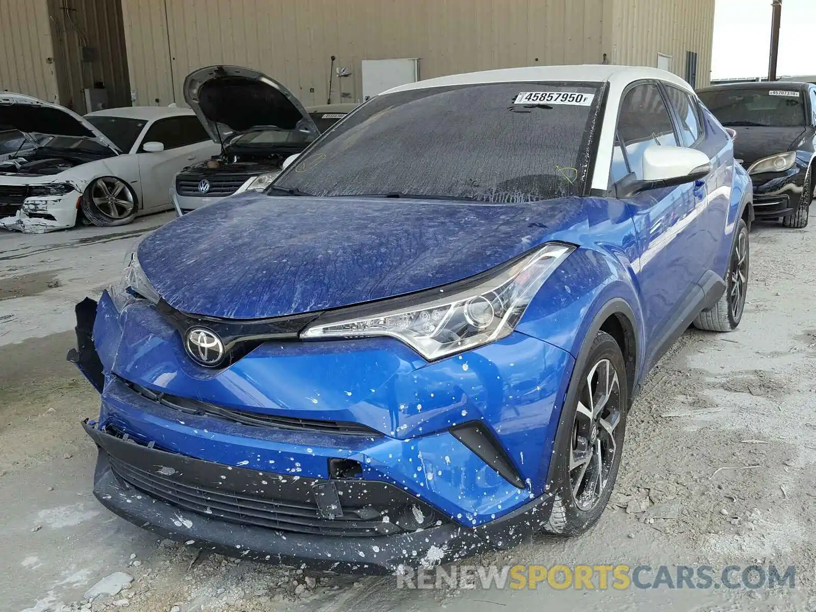 2 Photograph of a damaged car NMTKHMBX6KR081555 TOYOTA C-HR 2019