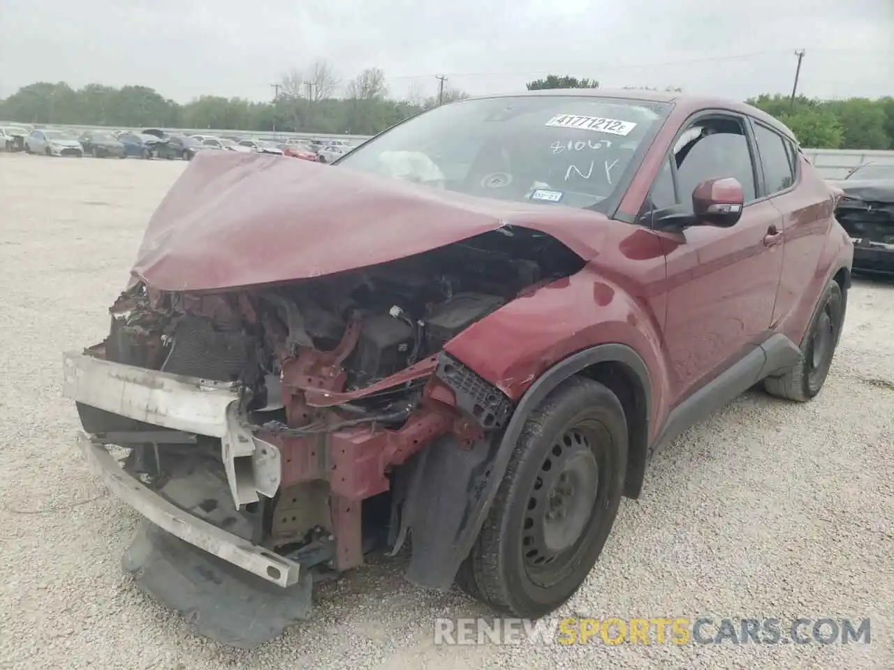 2 Photograph of a damaged car NMTKHMBX6KR082480 TOYOTA C-HR 2019