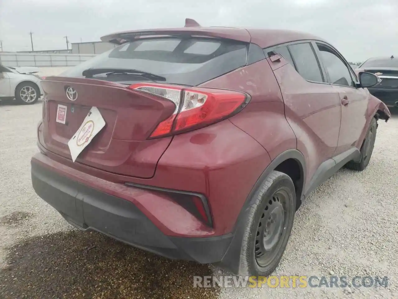 4 Photograph of a damaged car NMTKHMBX6KR082480 TOYOTA C-HR 2019