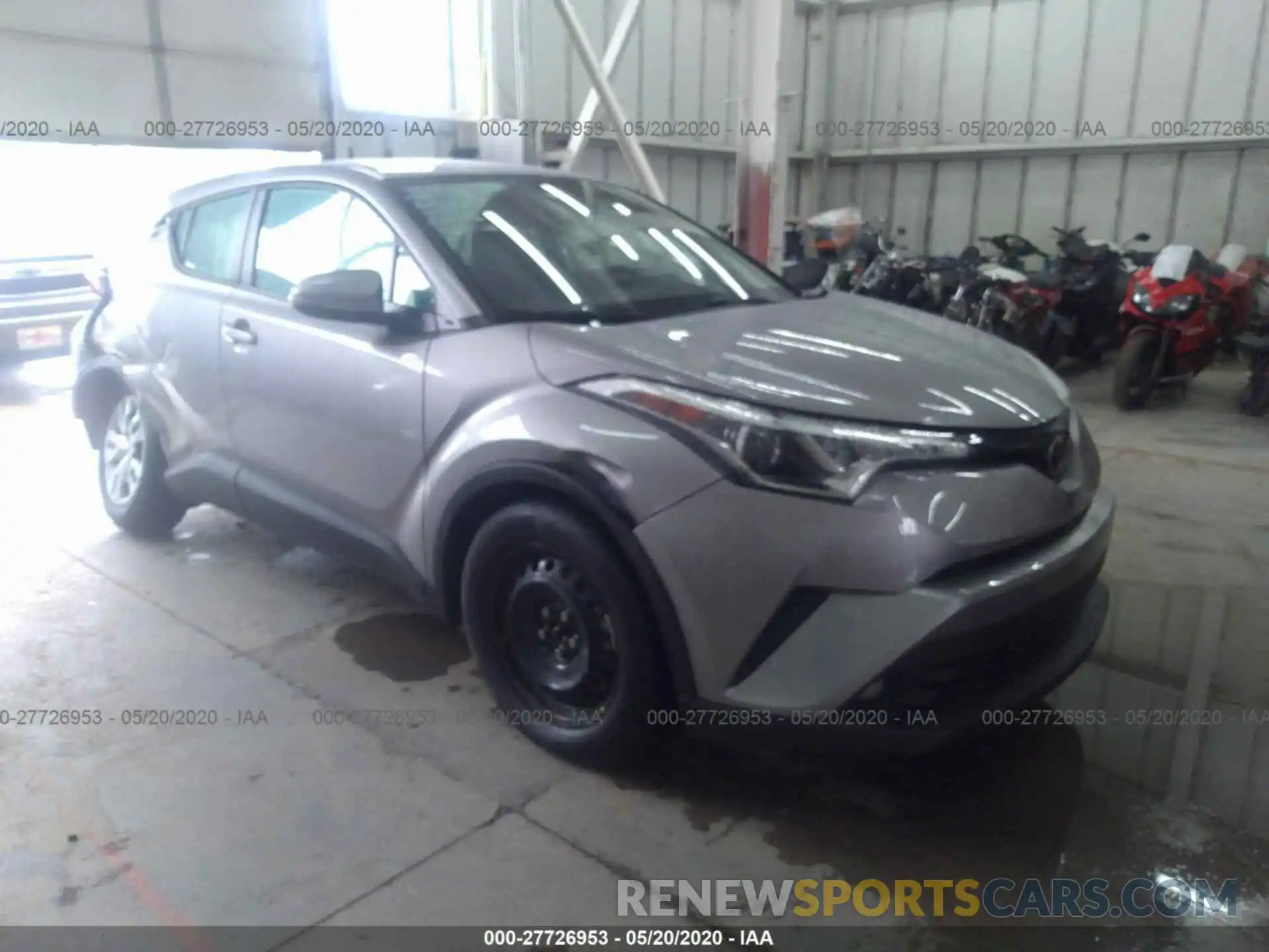 1 Photograph of a damaged car NMTKHMBX6KR084178 TOYOTA C-HR 2019