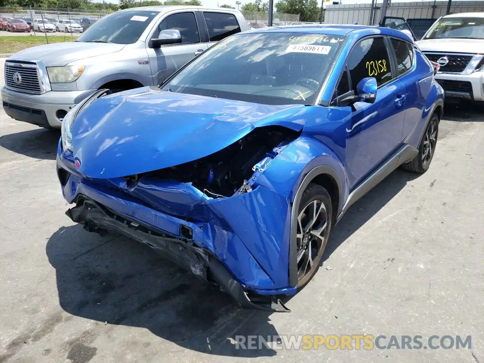 2 Photograph of a damaged car NMTKHMBX6KR086030 TOYOTA C-HR 2019