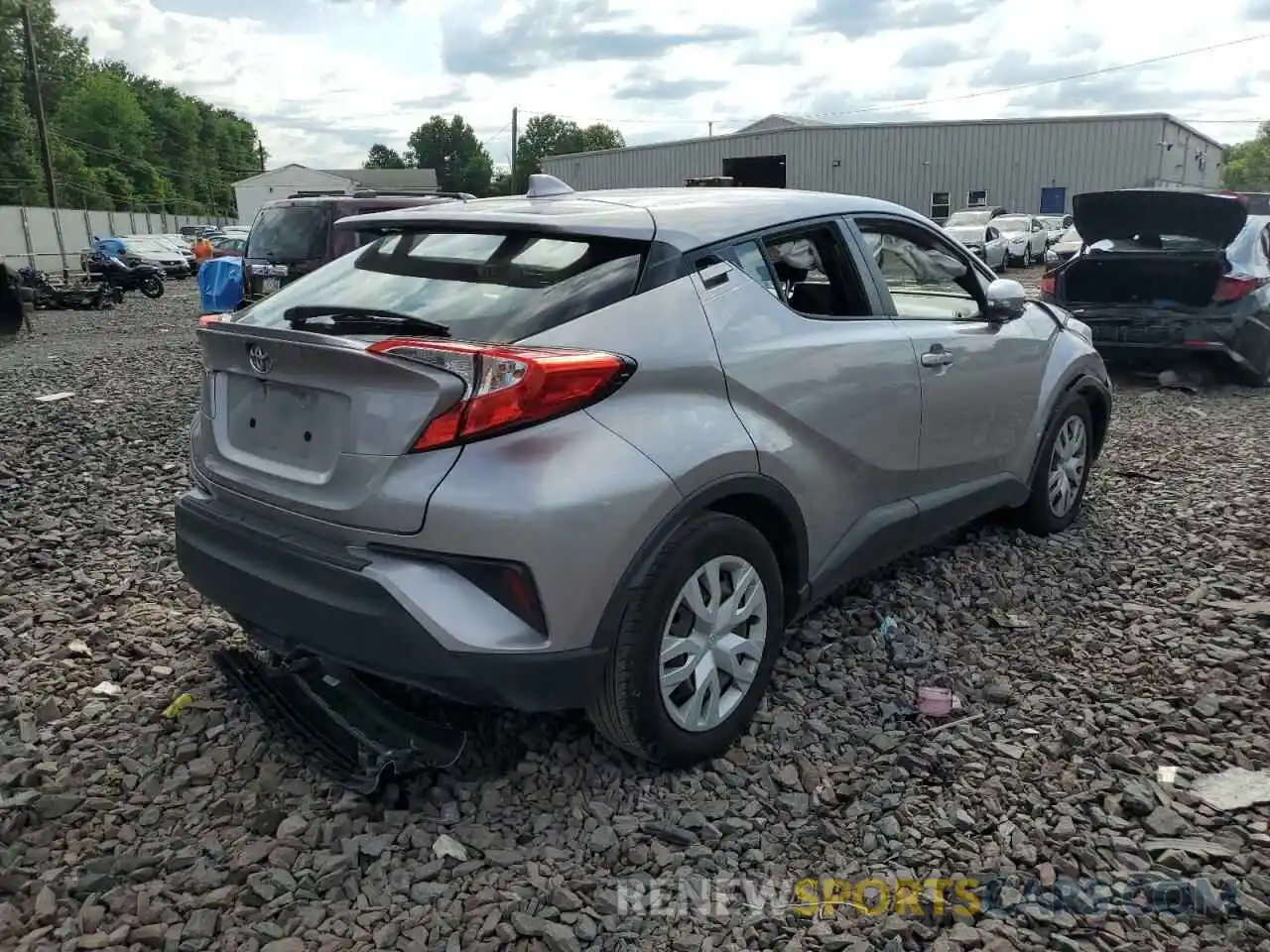 4 Photograph of a damaged car NMTKHMBX6KR090143 TOYOTA C-HR 2019