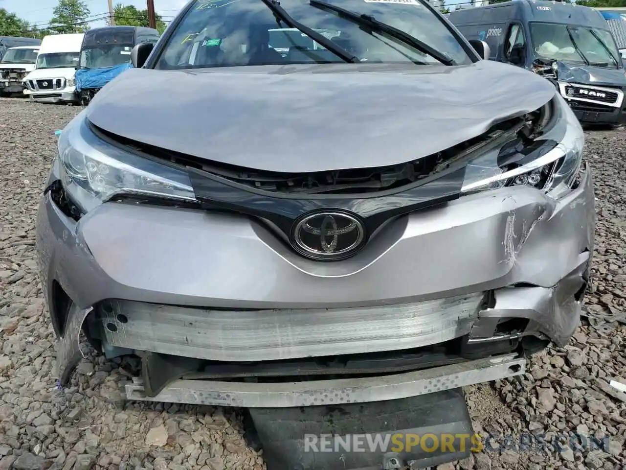 9 Photograph of a damaged car NMTKHMBX6KR090143 TOYOTA C-HR 2019