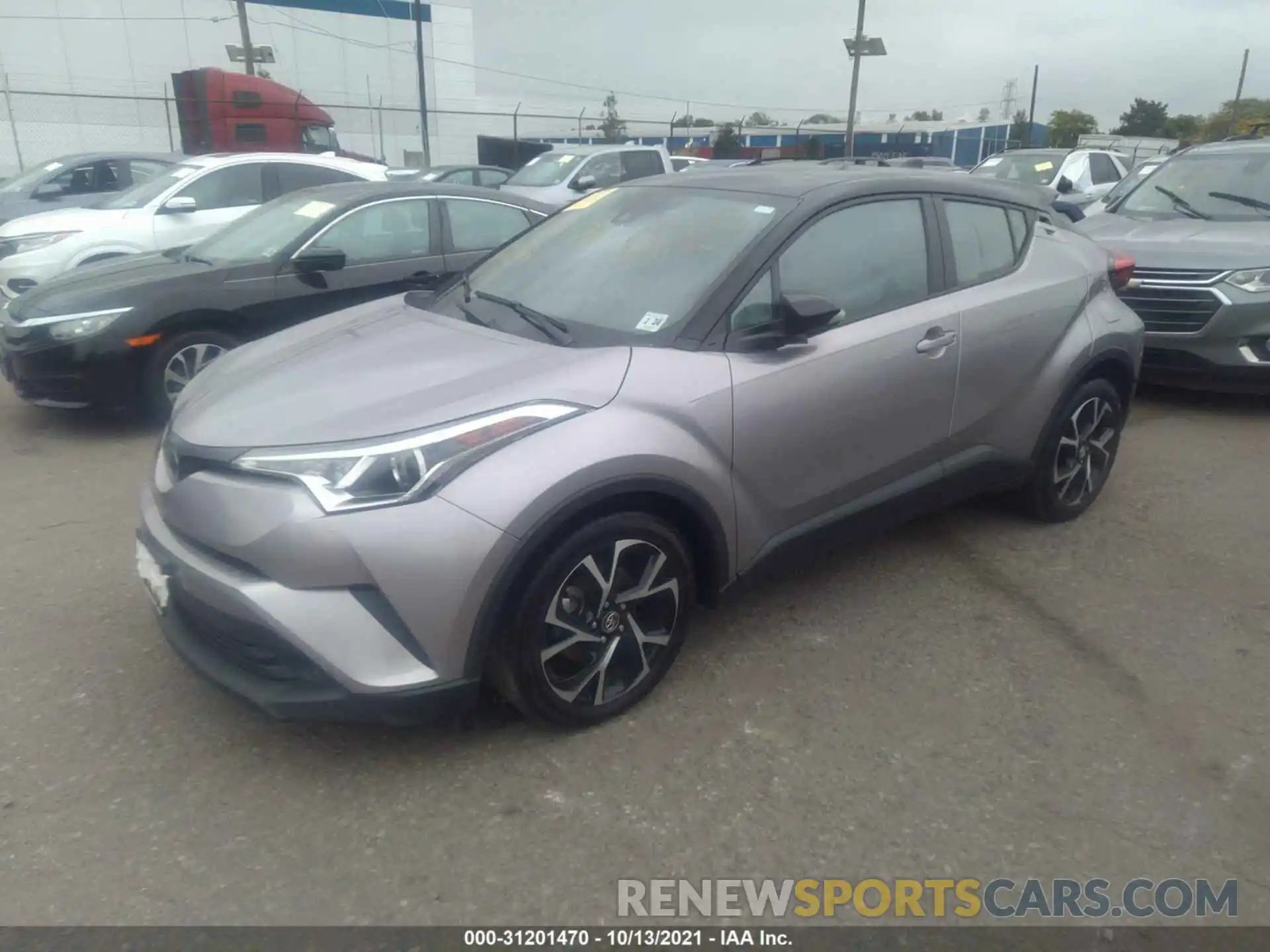 2 Photograph of a damaged car NMTKHMBX6KR091146 TOYOTA C-HR 2019