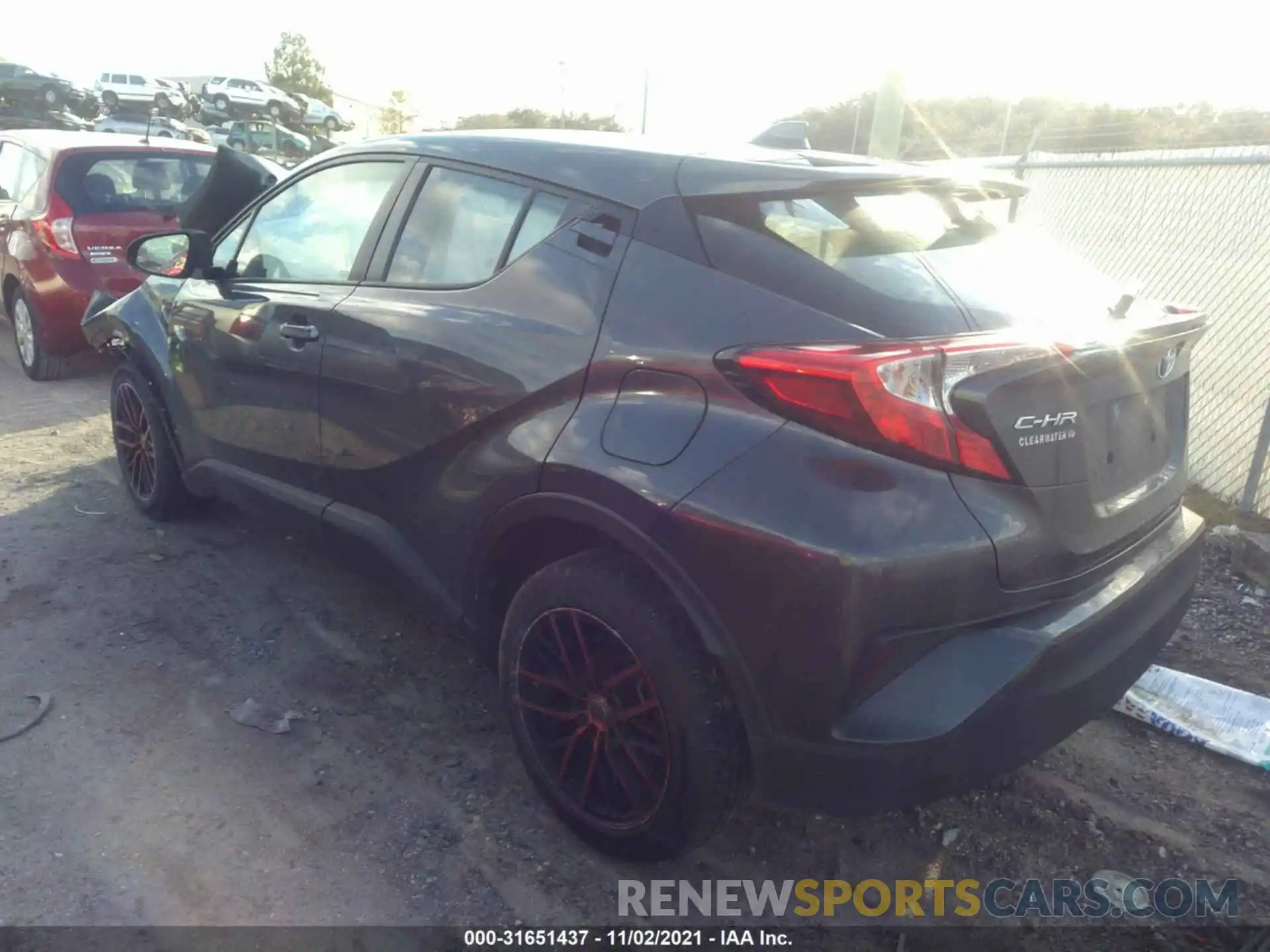 3 Photograph of a damaged car NMTKHMBX6KR091468 TOYOTA C-HR 2019