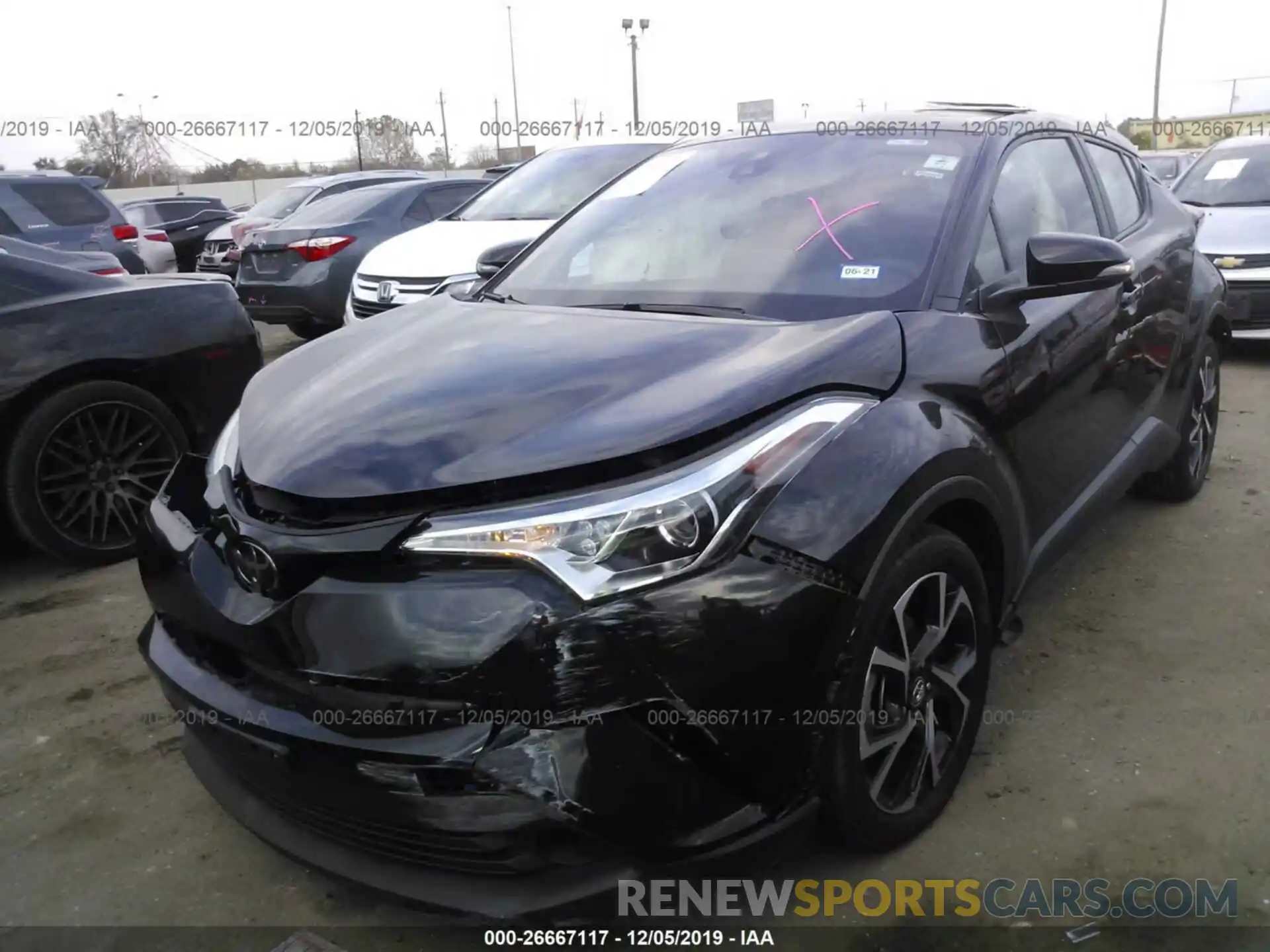 2 Photograph of a damaged car NMTKHMBX6KR091860 TOYOTA C-HR 2019