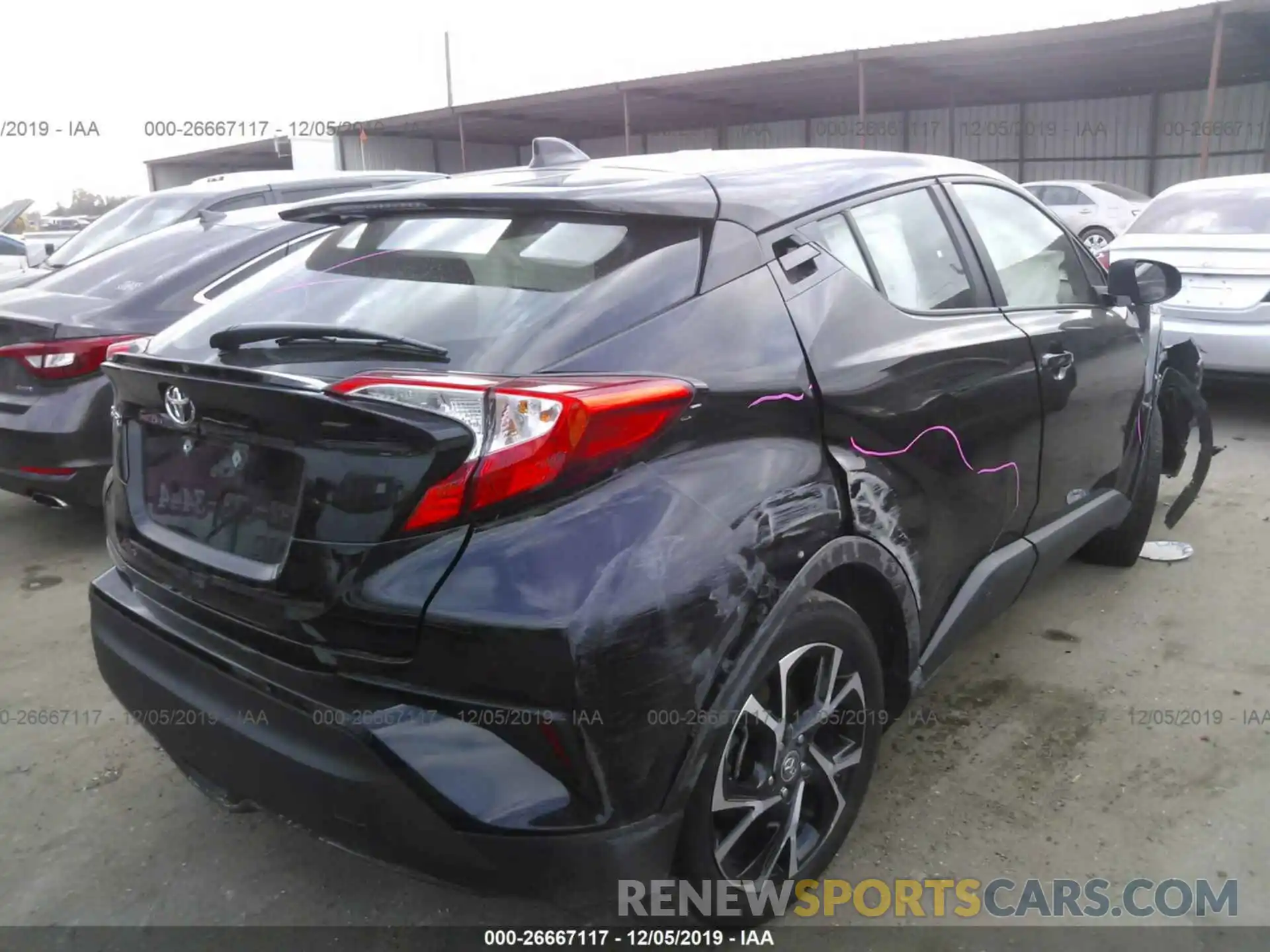 4 Photograph of a damaged car NMTKHMBX6KR091860 TOYOTA C-HR 2019