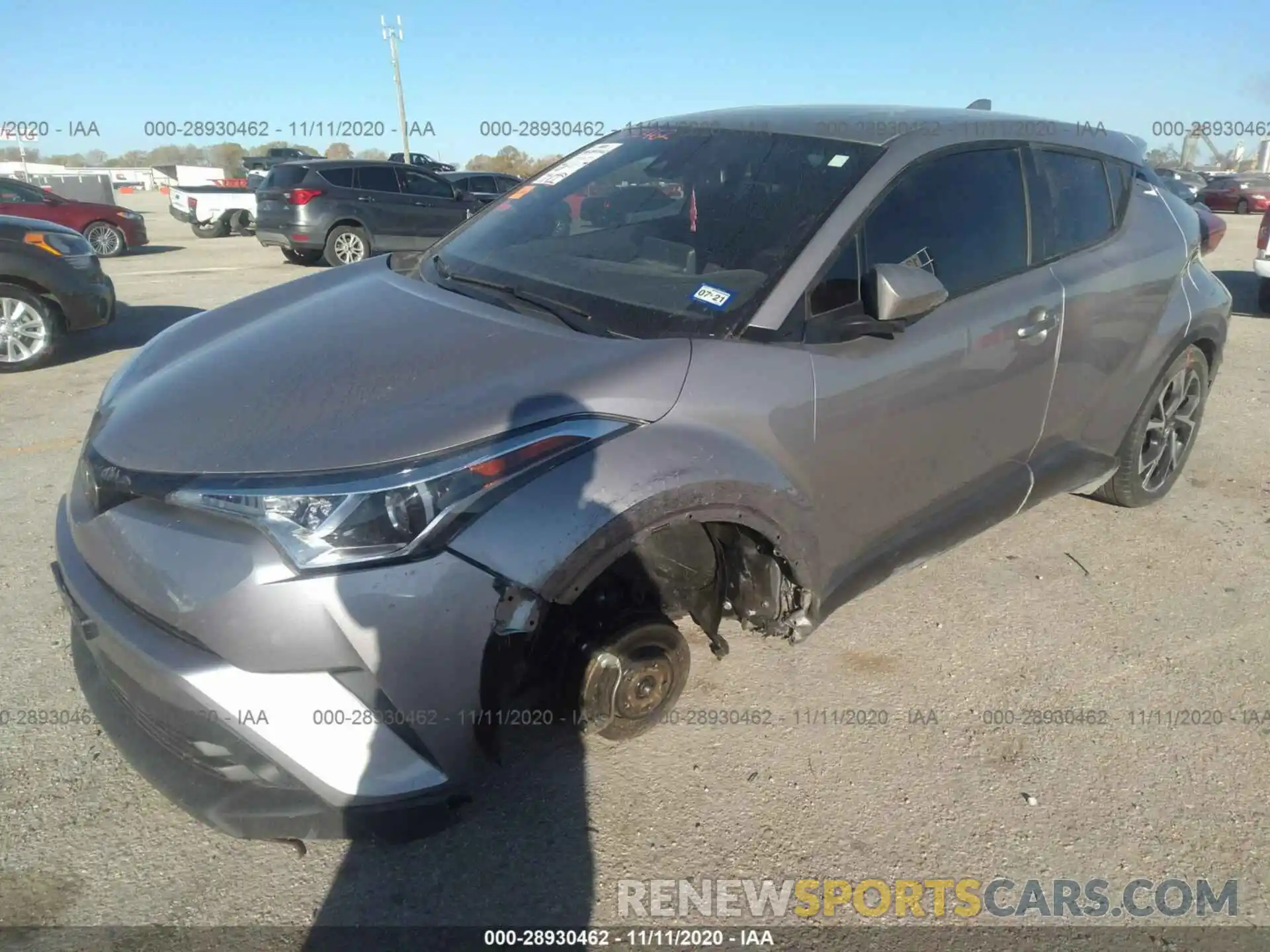 2 Photograph of a damaged car NMTKHMBX6KR092104 TOYOTA C-HR 2019