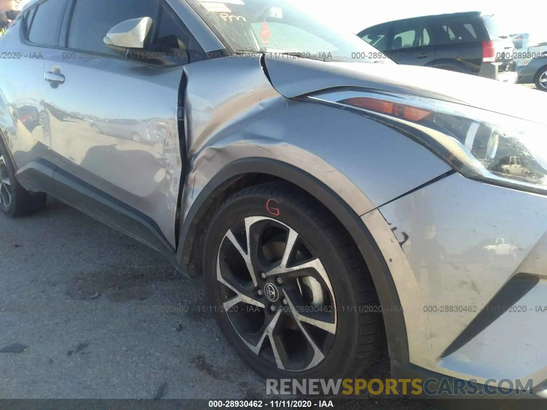 6 Photograph of a damaged car NMTKHMBX6KR092104 TOYOTA C-HR 2019