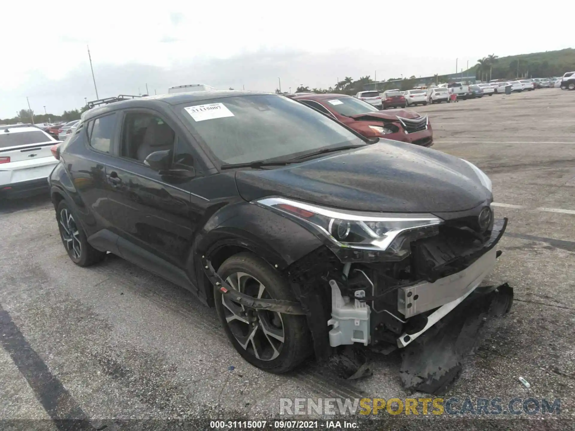 1 Photograph of a damaged car NMTKHMBX6KR092331 TOYOTA C-HR 2019