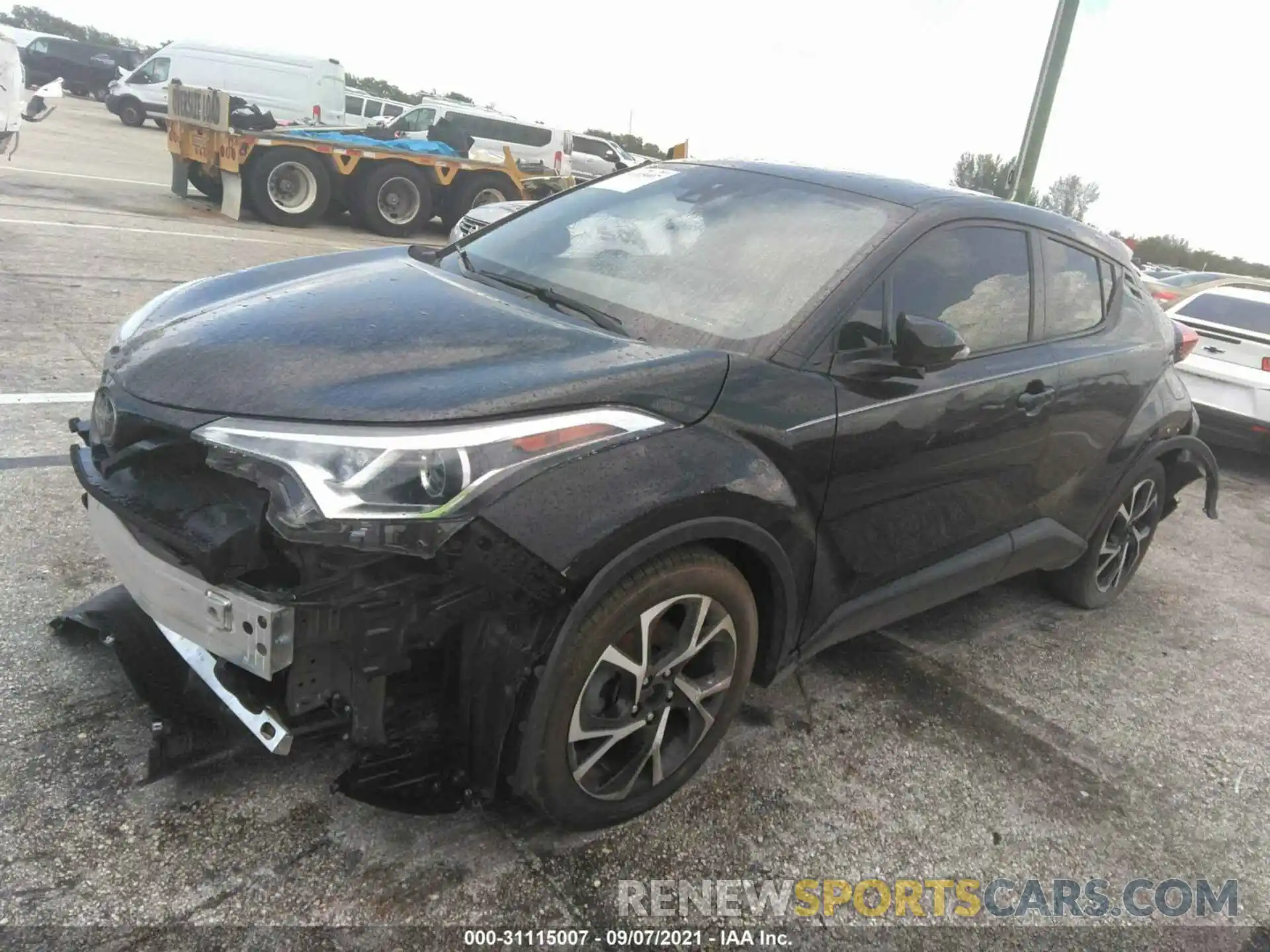 2 Фотография поврежденного автомобиля NMTKHMBX6KR092331 TOYOTA C-HR 2019