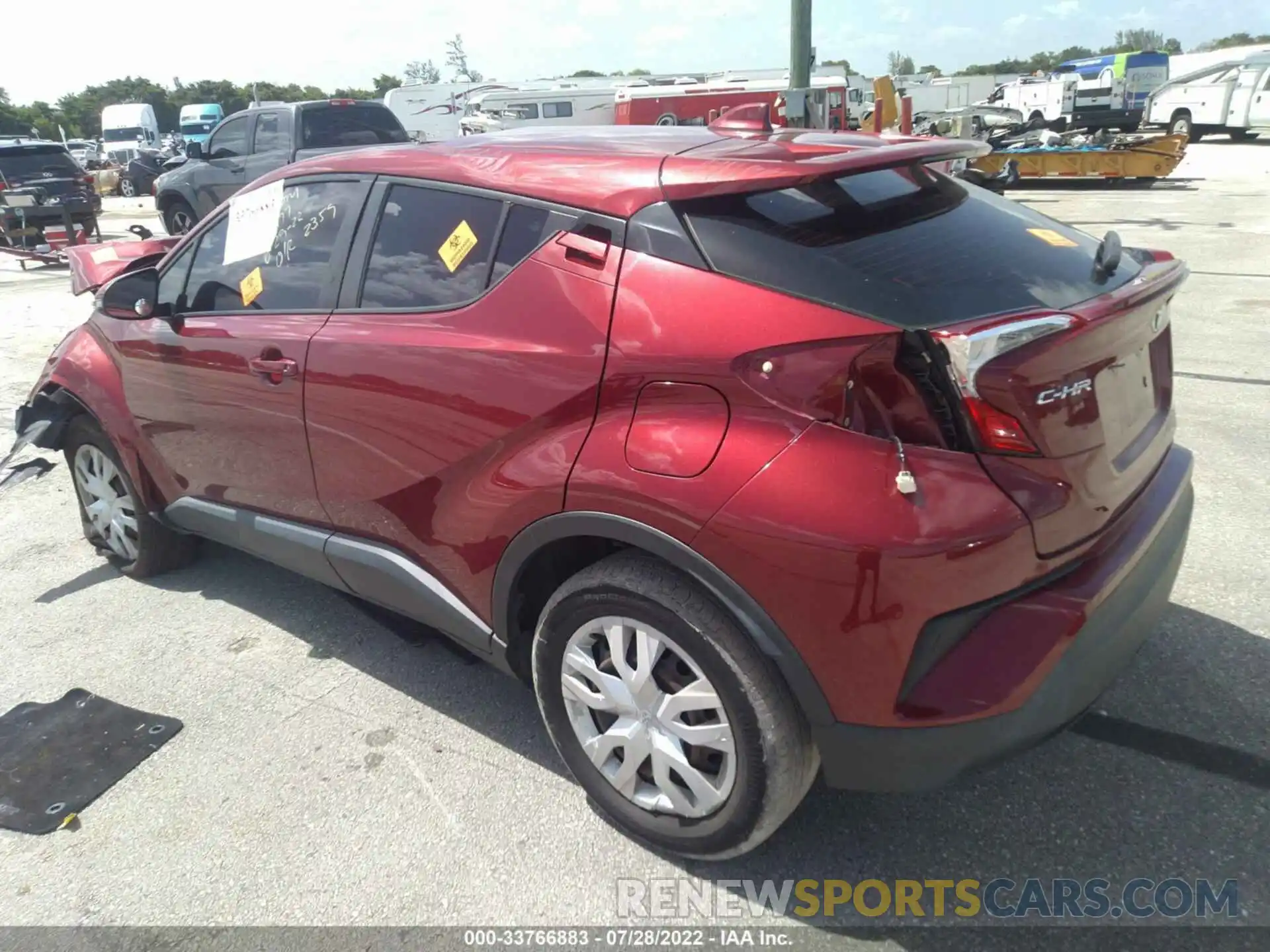 3 Photograph of a damaged car NMTKHMBX6KR092359 TOYOTA C-HR 2019