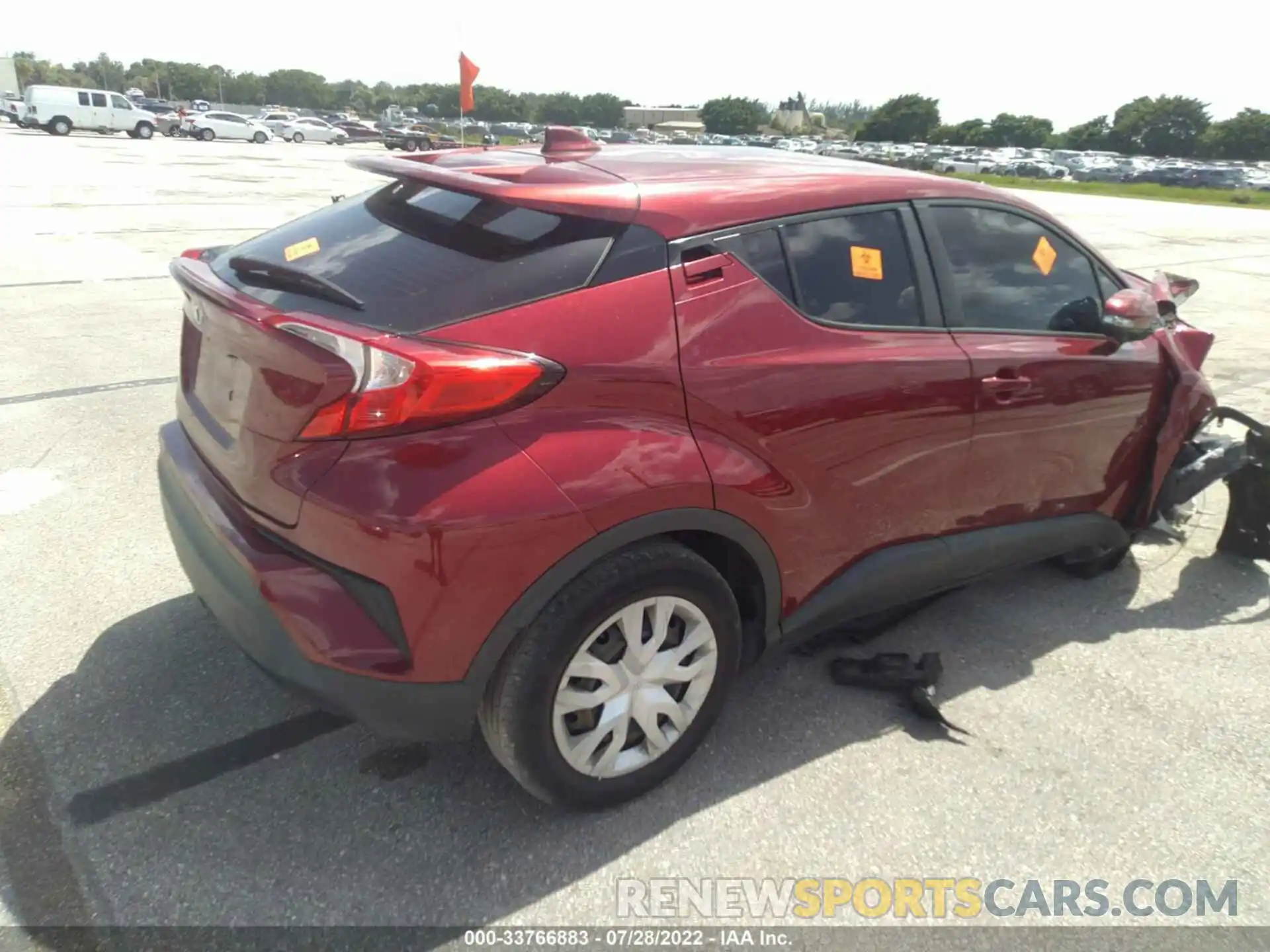 4 Photograph of a damaged car NMTKHMBX6KR092359 TOYOTA C-HR 2019