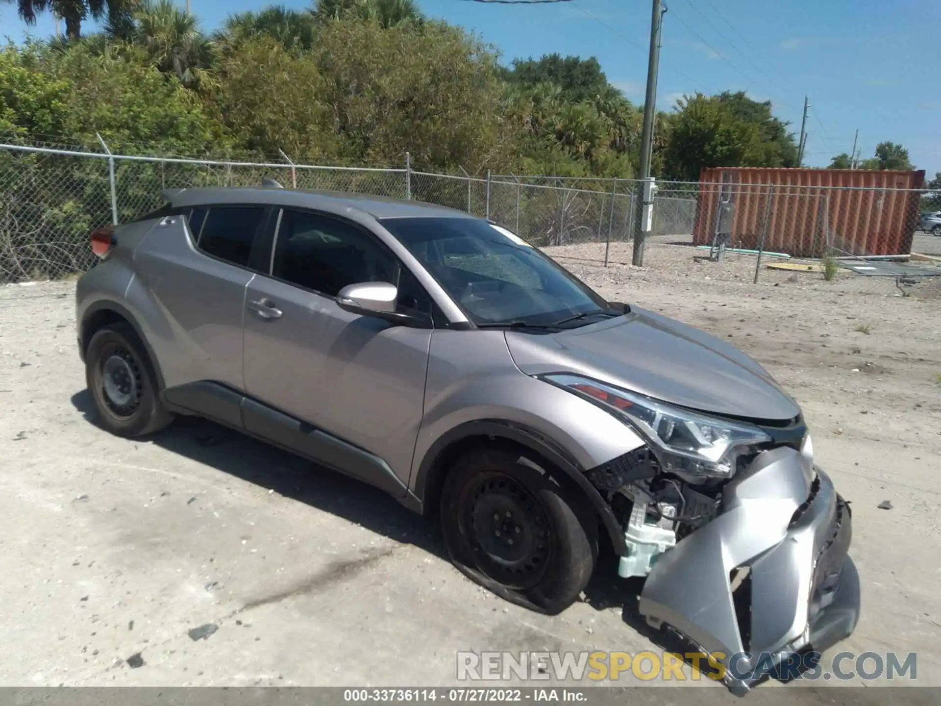 1 Photograph of a damaged car NMTKHMBX6KR092636 TOYOTA C-HR 2019