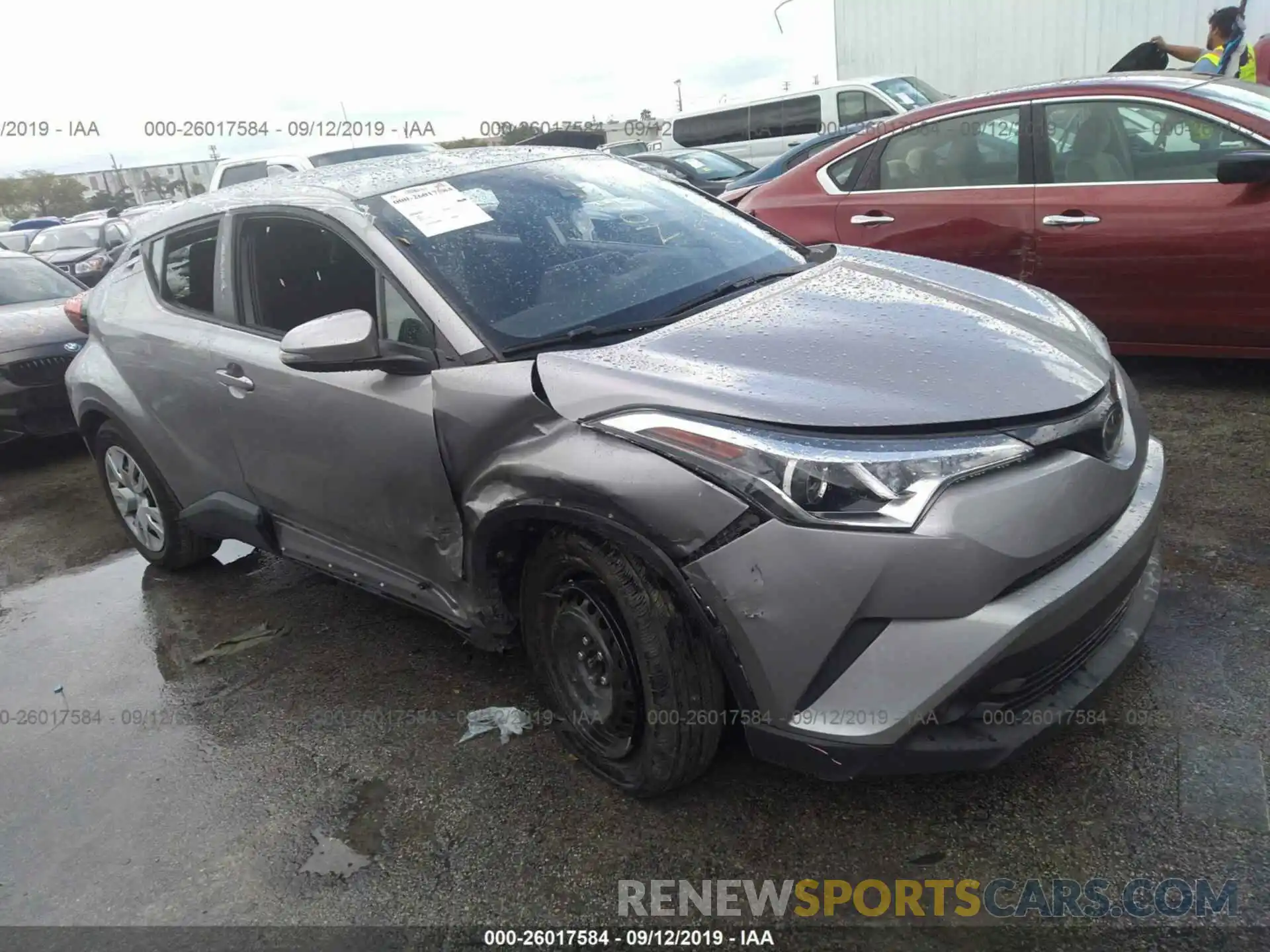 1 Photograph of a damaged car NMTKHMBX6KR092927 TOYOTA C-HR 2019