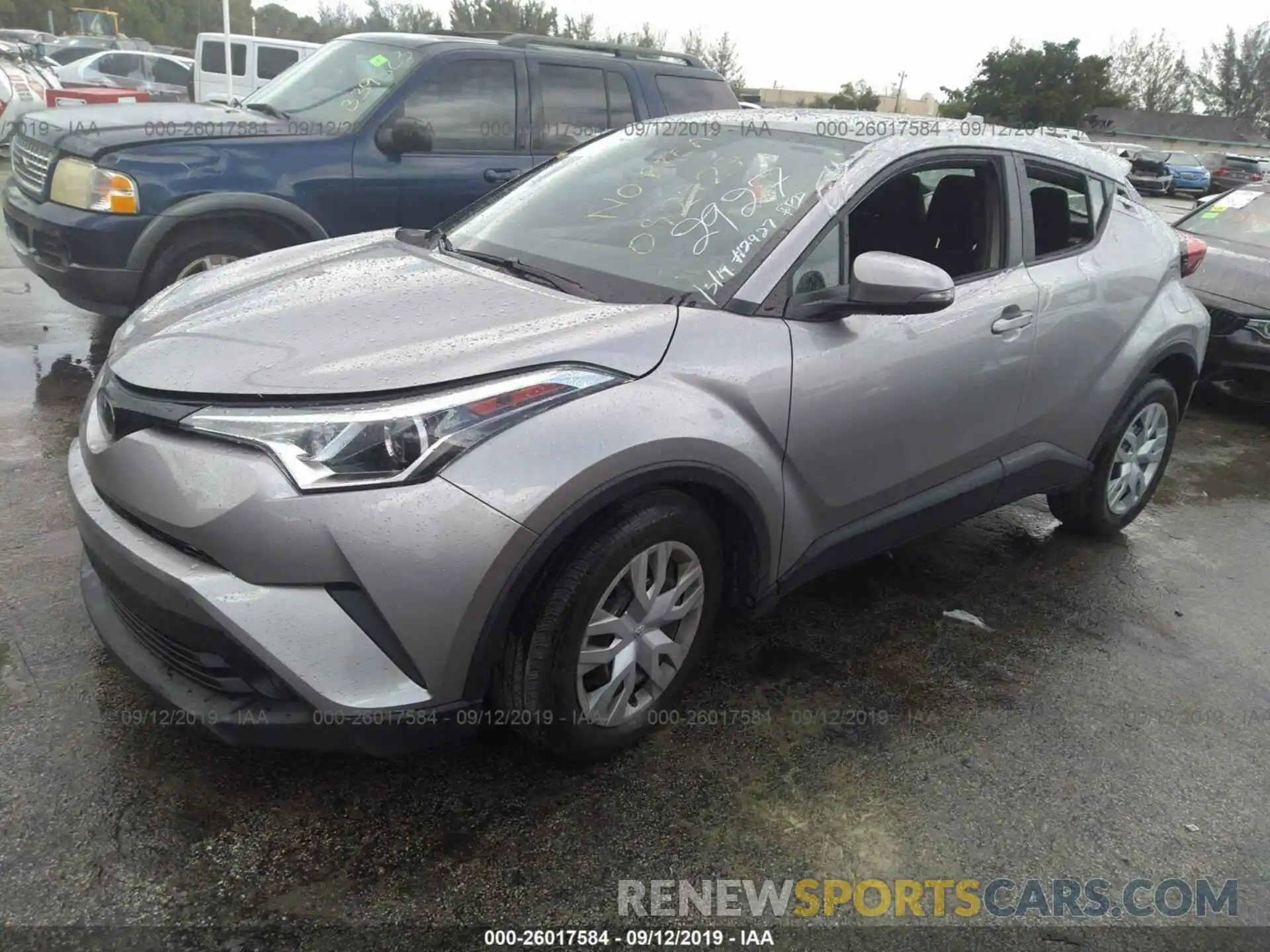 2 Photograph of a damaged car NMTKHMBX6KR092927 TOYOTA C-HR 2019