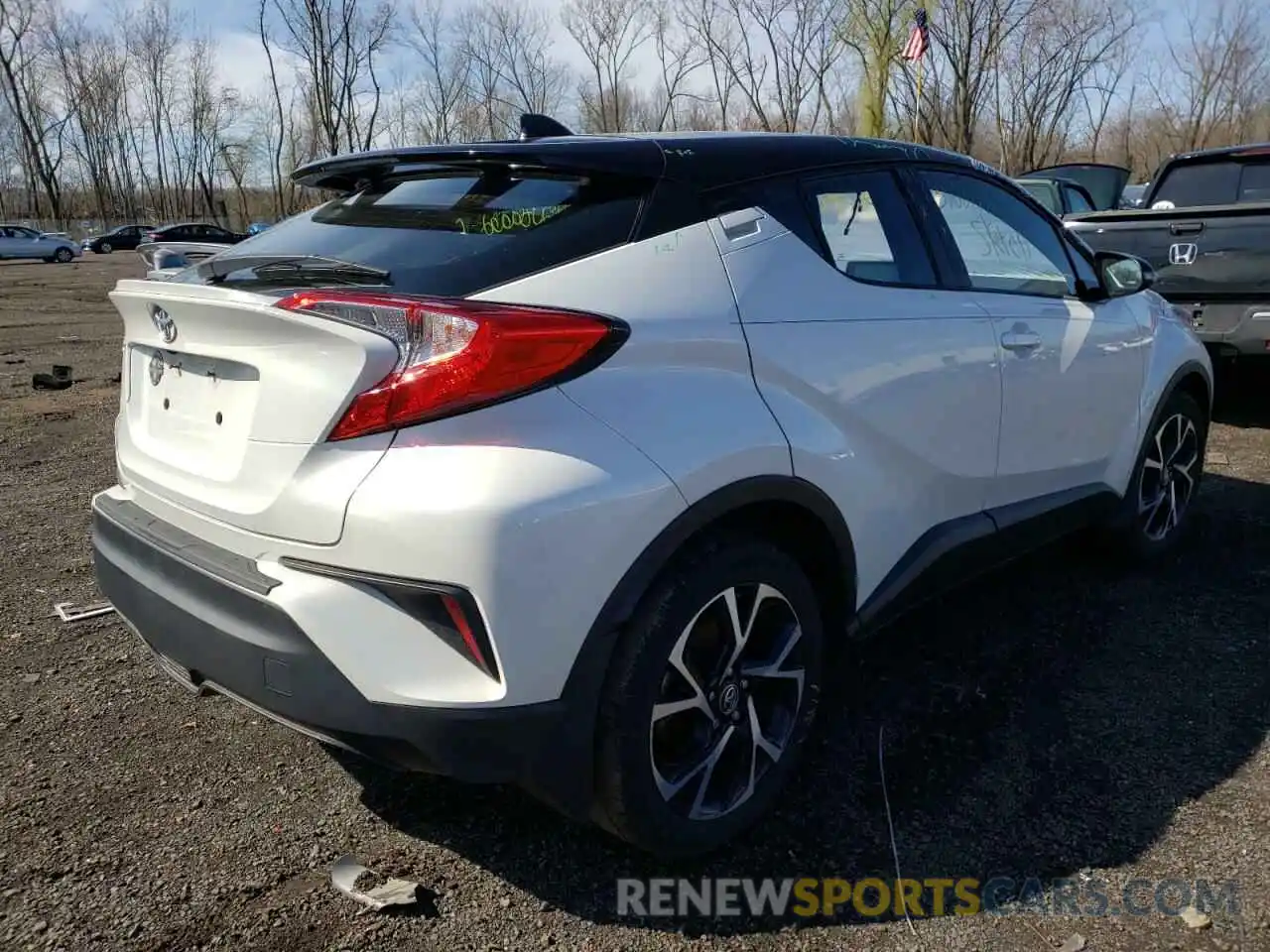 4 Photograph of a damaged car NMTKHMBX6KR093981 TOYOTA C-HR 2019