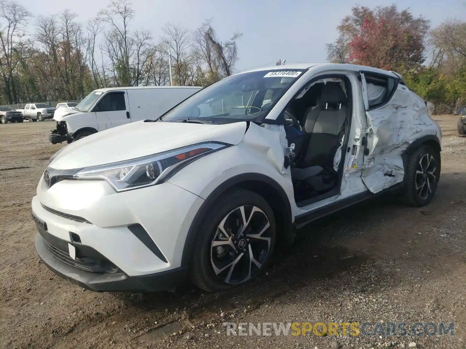 2 Photograph of a damaged car NMTKHMBX6KR094516 TOYOTA C-HR 2019