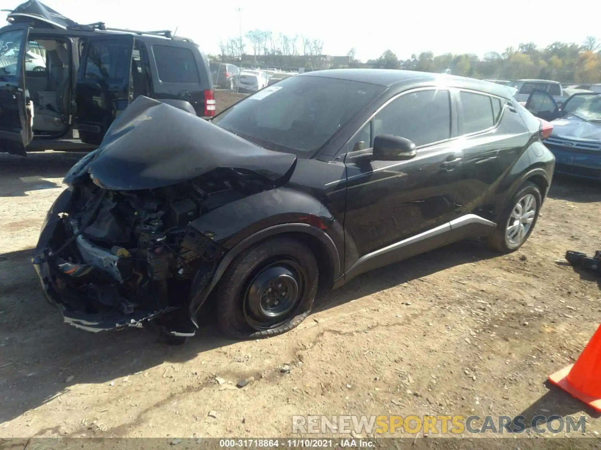 2 Photograph of a damaged car NMTKHMBX6KR094774 TOYOTA C-HR 2019