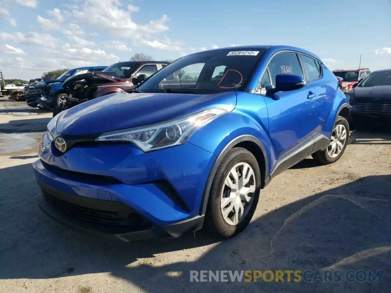 2 Фотография поврежденного автомобиля NMTKHMBX6KR094967 TOYOTA C-HR 2019