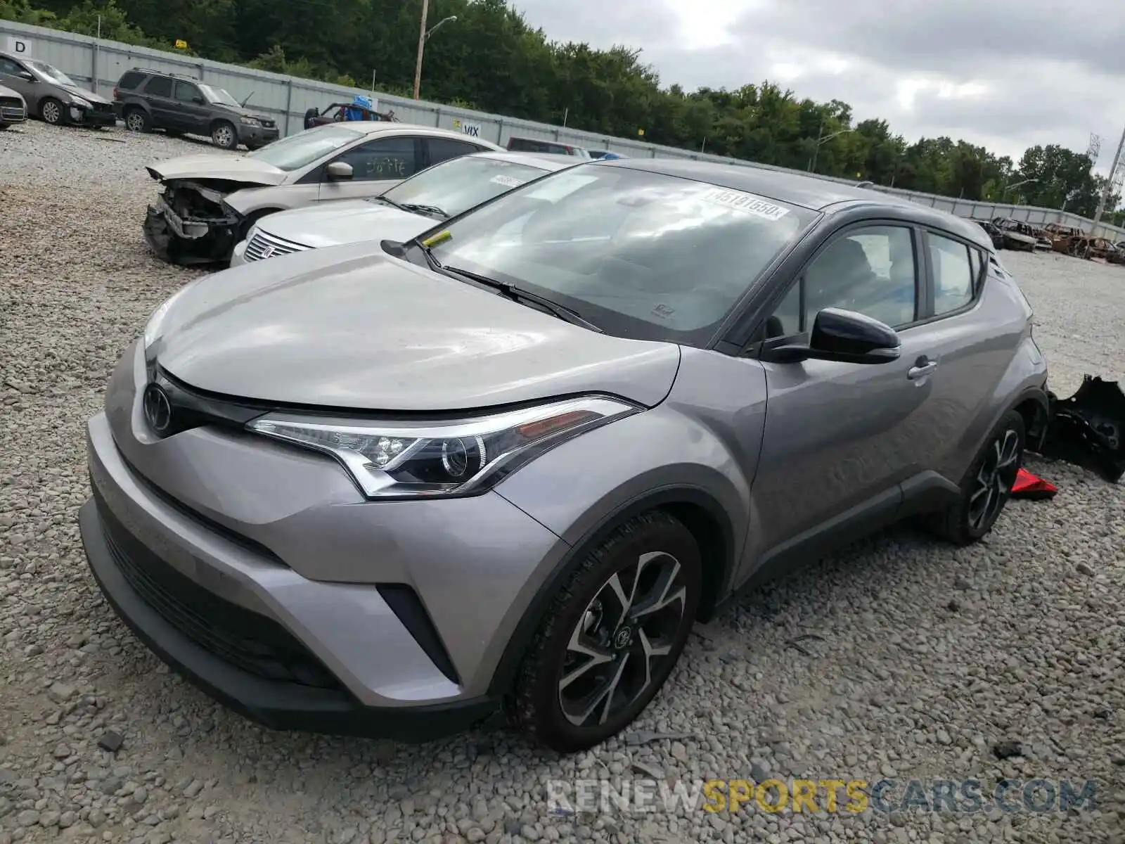 2 Фотография поврежденного автомобиля NMTKHMBX6KR097500 TOYOTA C-HR 2019